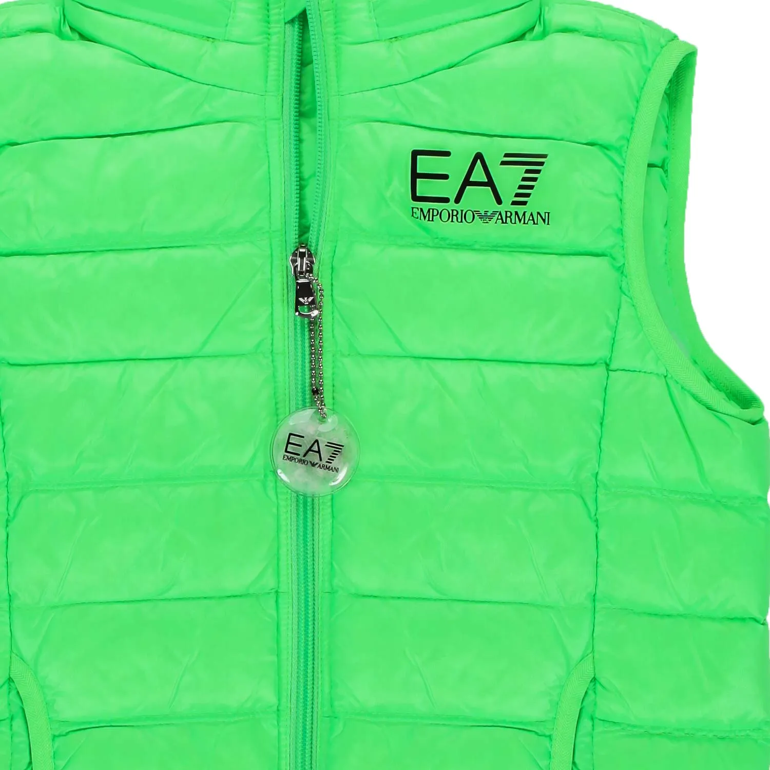 Piumino Gilet Verde Gecko Bambino E Teen