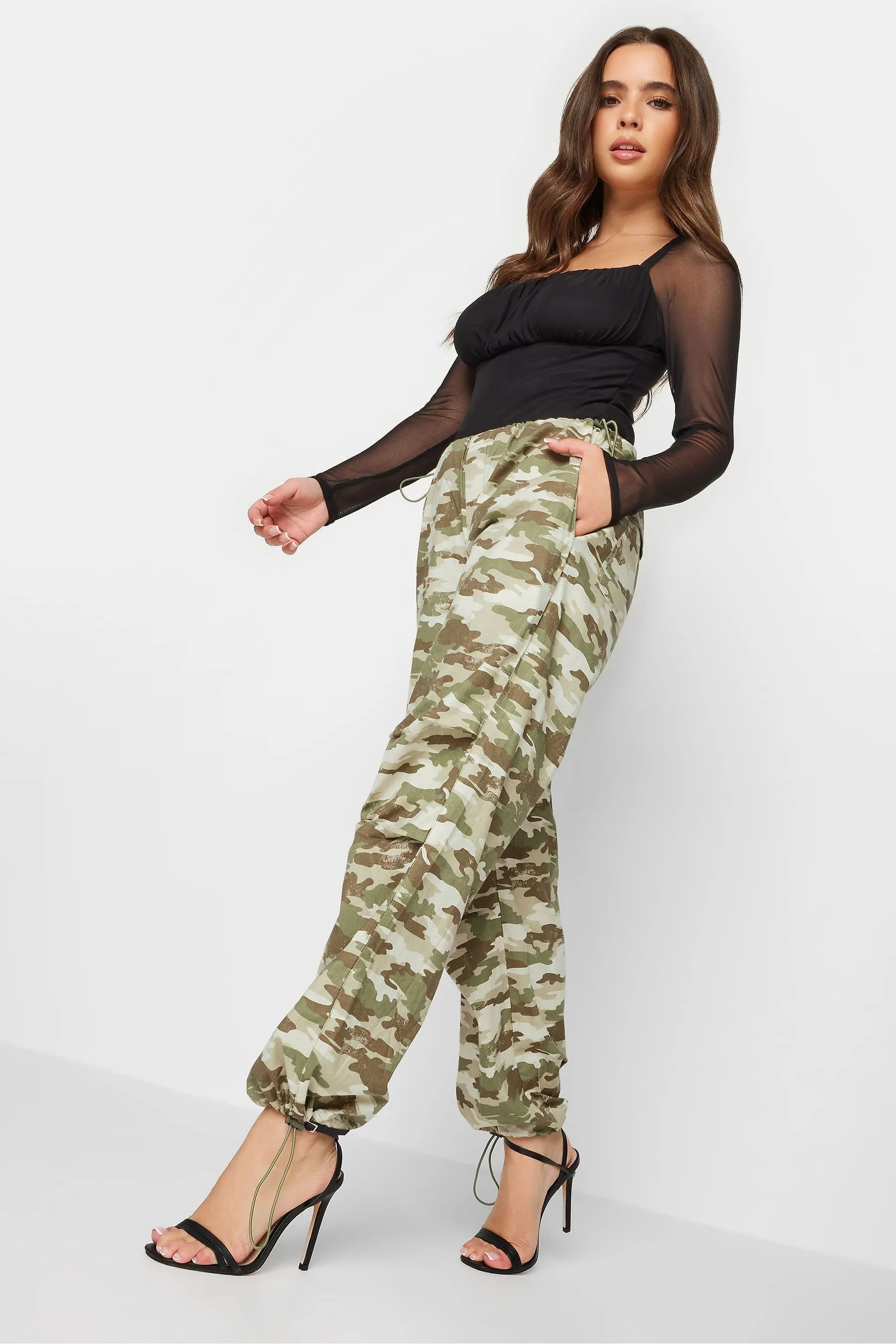 PixieGirl Petite - Pantaloni stile paracadutismo
