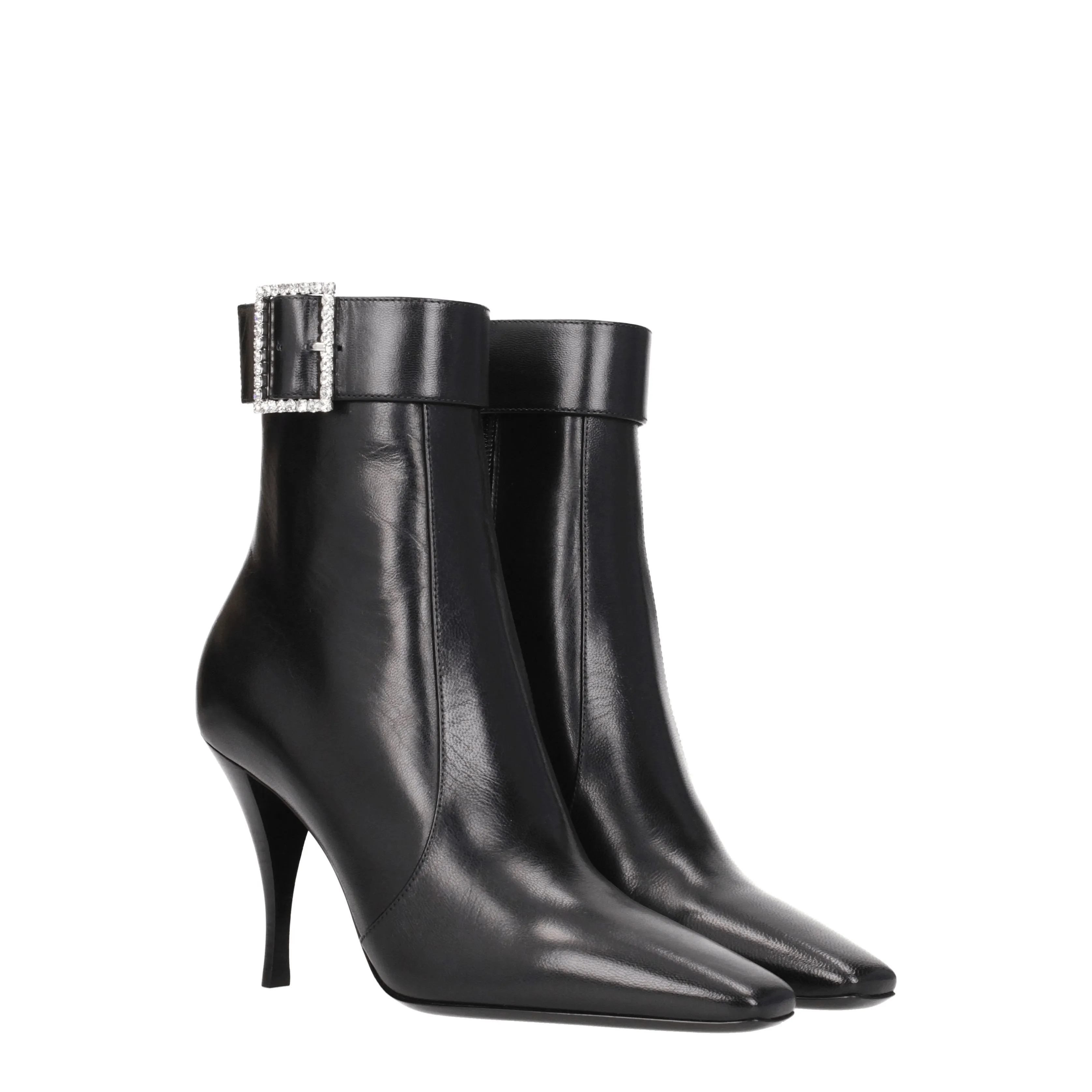 Saint Laurent Stivaletti Donna Pelle Nero