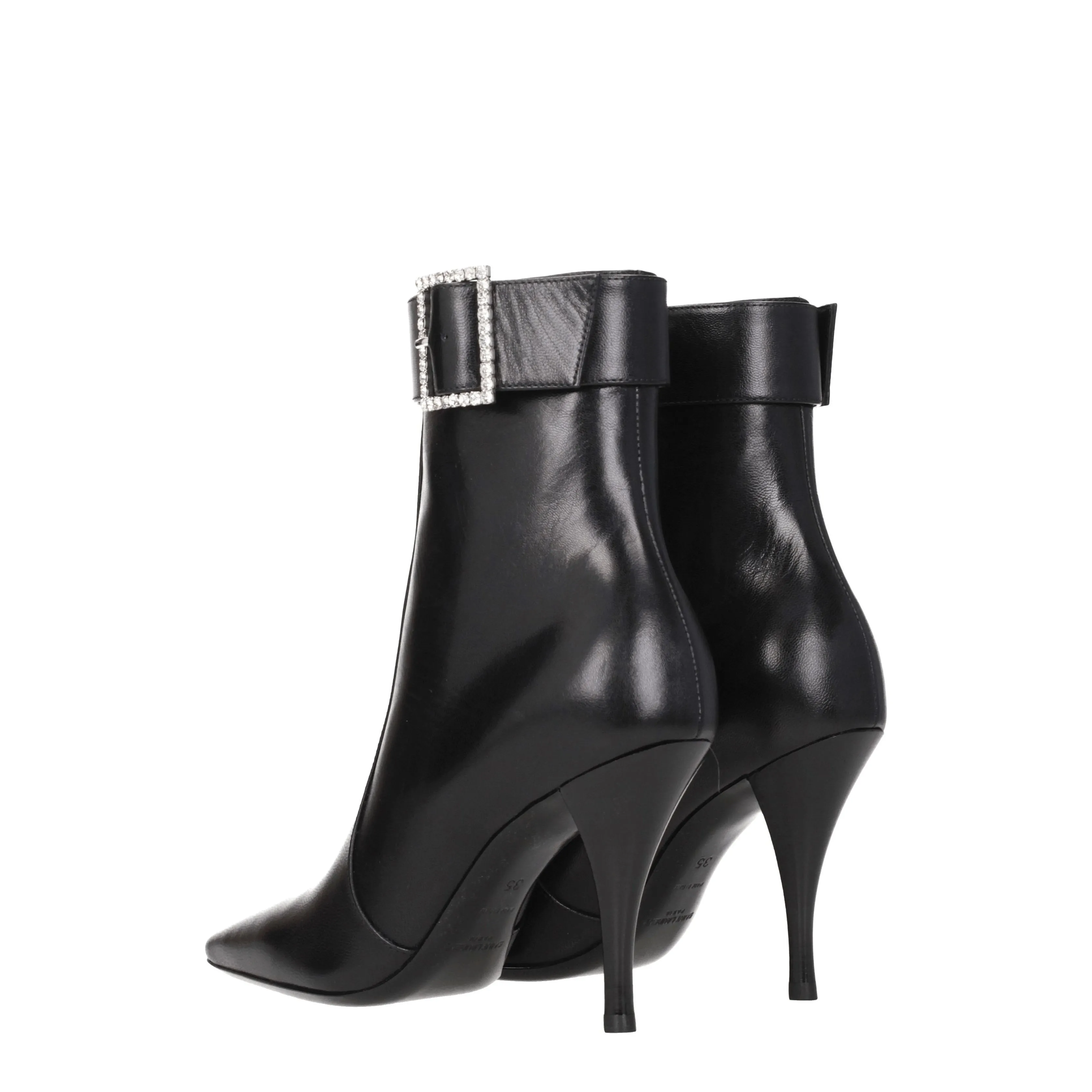 Saint Laurent Stivaletti Donna Pelle Nero