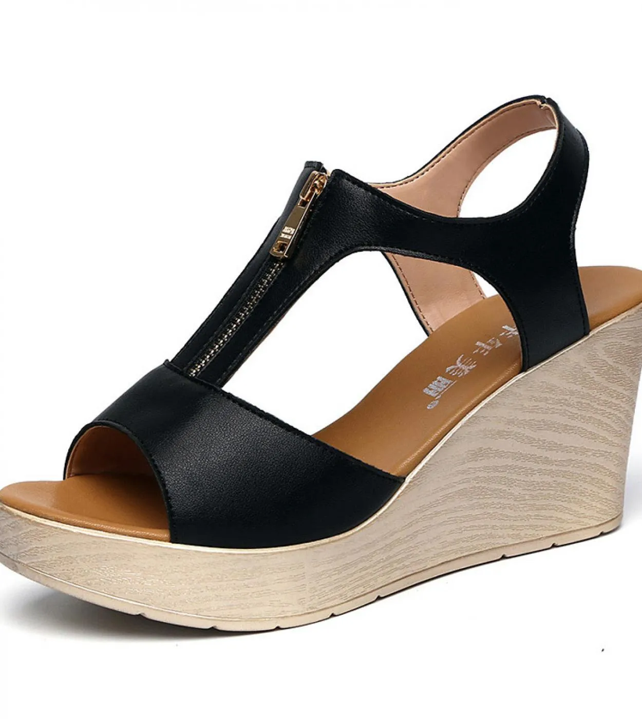 Sandali con plateau Donna Estate 2023 Scarpe con zeppa da donna Open Toe Scarpe da donna Donna Sandali comodi Peep Toe Tacchi al