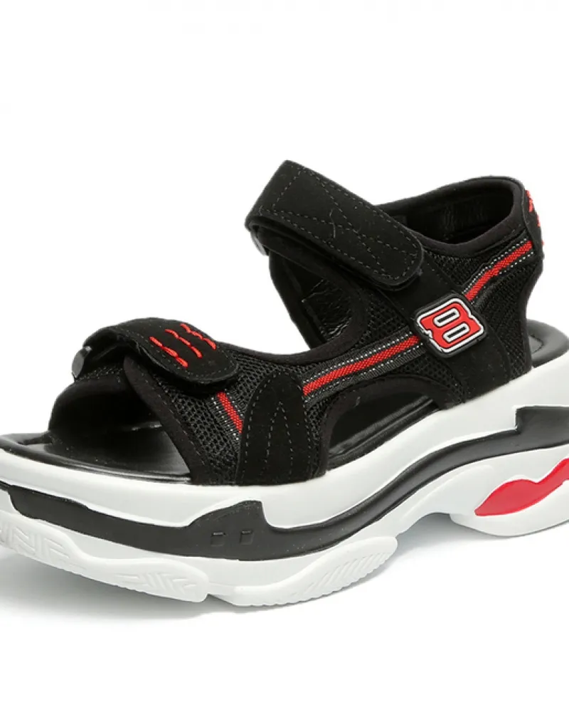 Sandali da spiaggia per vacanze estive Sandali con plateau da donna Roma Scarpe da donna