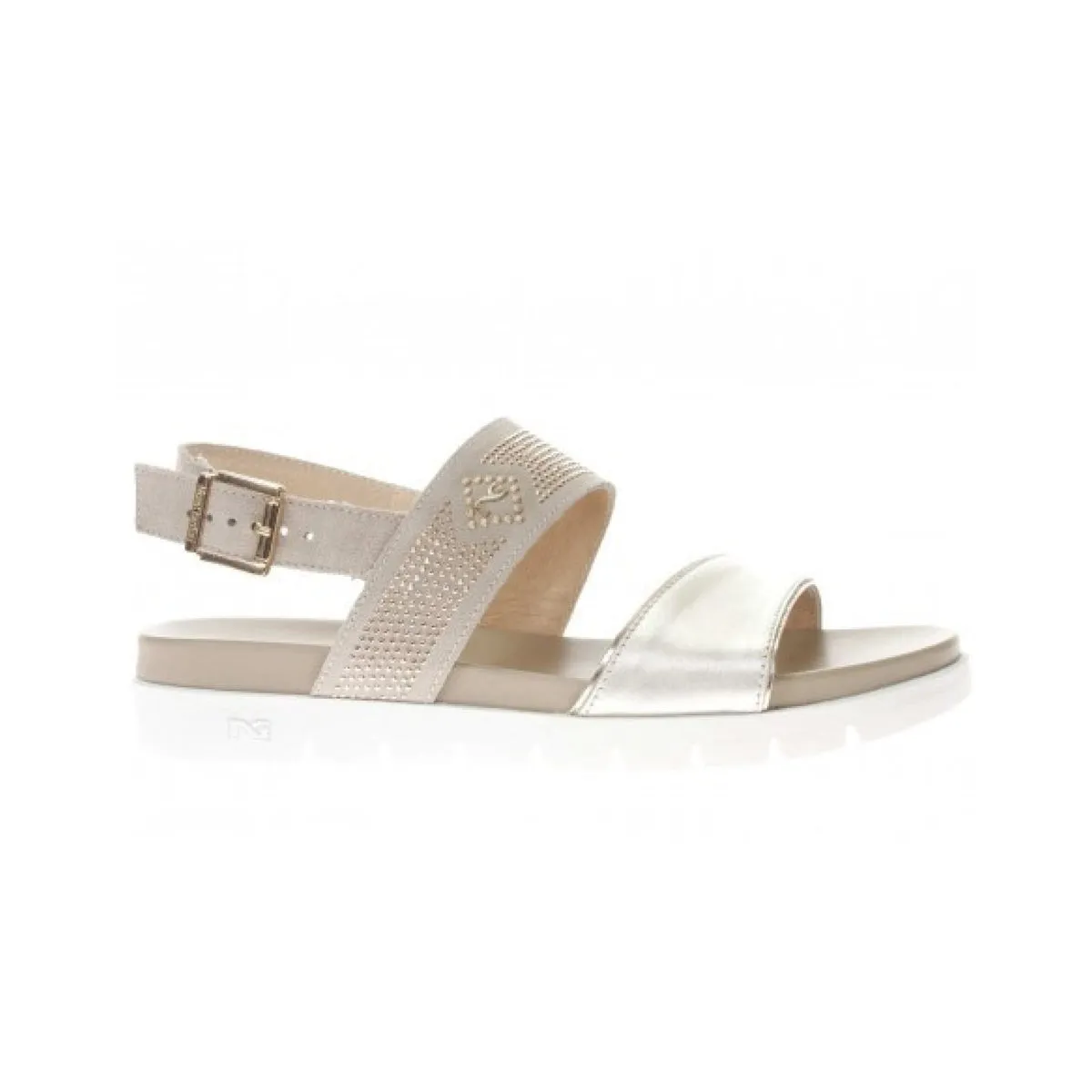 Sandalo con platform e brillanti