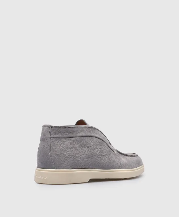 Santoni Deserti in nabuk grigio WUYA58458TISNPRX