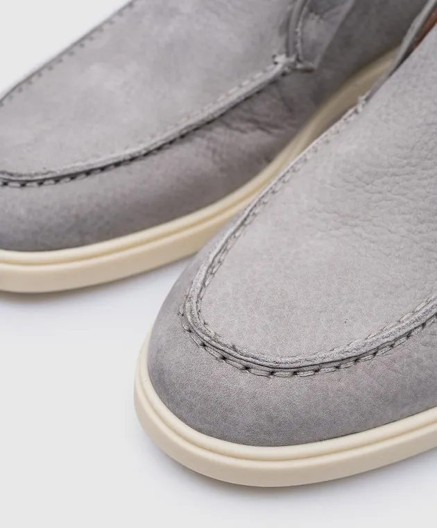 Santoni Deserti in nabuk grigio WUYA58458TISNPRX