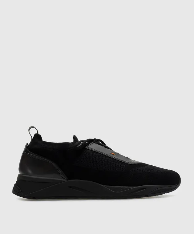 Santoni Sneakers combinate nere MBIO21601NERNYDR