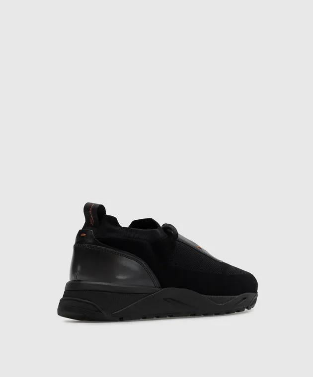 Santoni Sneakers combinate nere MBIO21601NERNYDR
