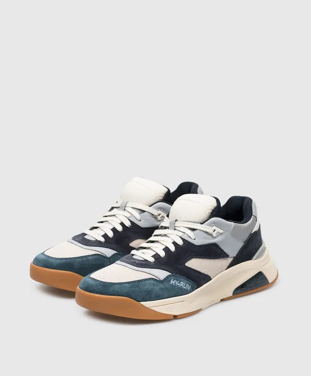 Santoni Sneakers combo Hy-Run con logo MBHR21918TISHGHR