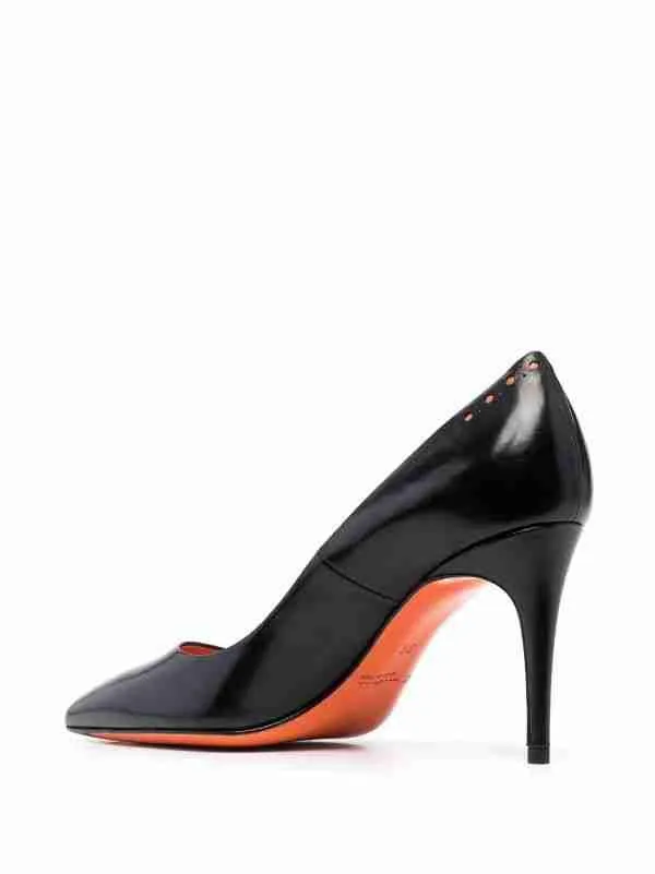 Santoni  ---------    ------------ scarpe decollètè decollete nero