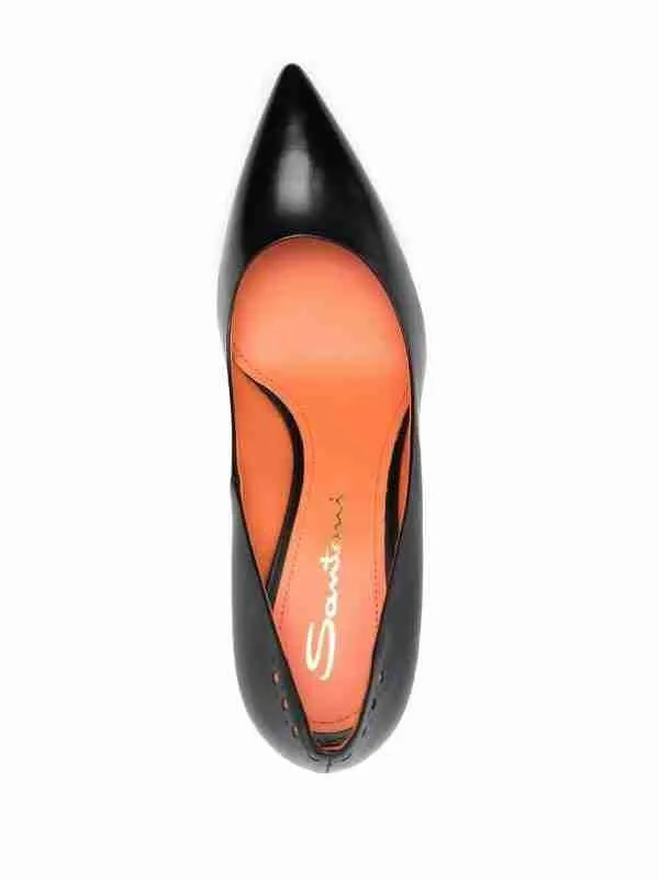 Santoni  ---------    ------------ scarpe decollètè decollete nero