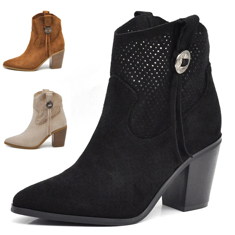 Scarpe da Donna Stivali Stivaletti Camperos Texani Primaverili Estivi WS106