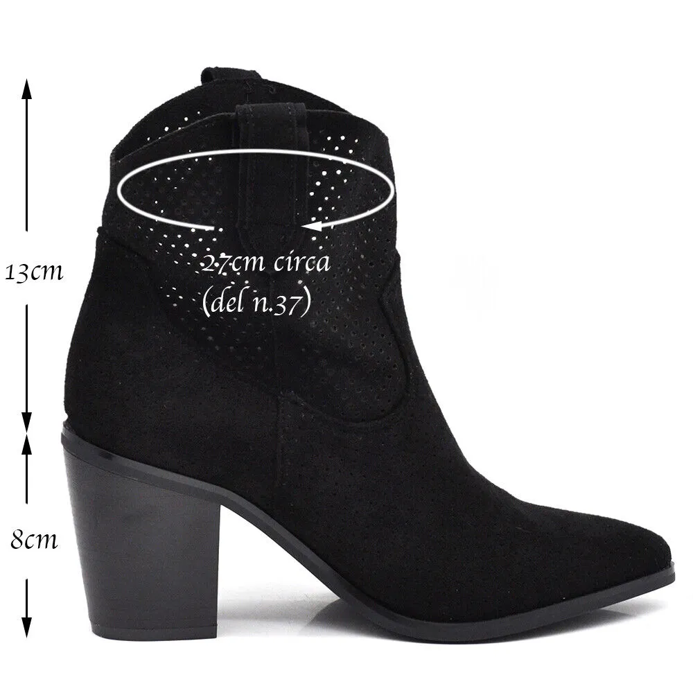 Scarpe da Donna Stivali Stivaletti Camperos Texani Primaverili Estivi WS106