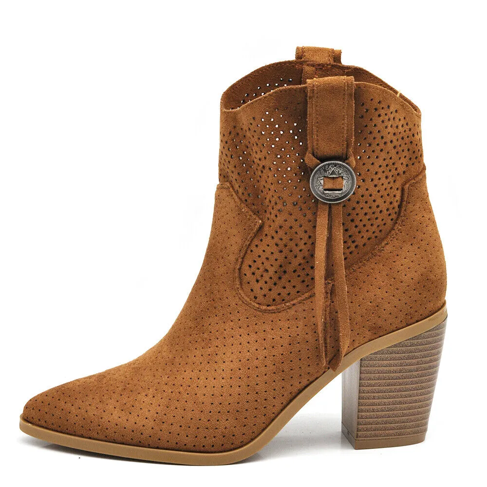 Scarpe da Donna Stivali Stivaletti Camperos Texani Primaverili Estivi WS106
