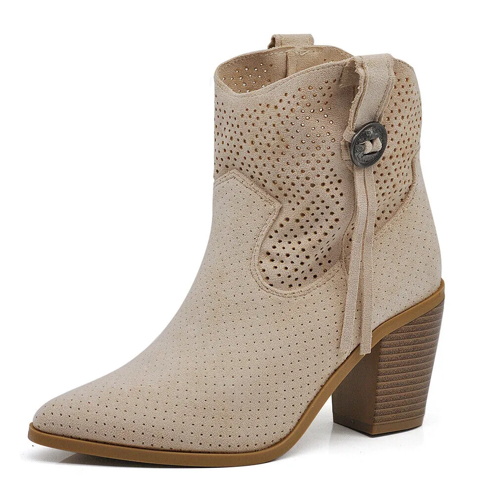 Scarpe da Donna Stivali Stivaletti Camperos Texani Primaverili Estivi WS106