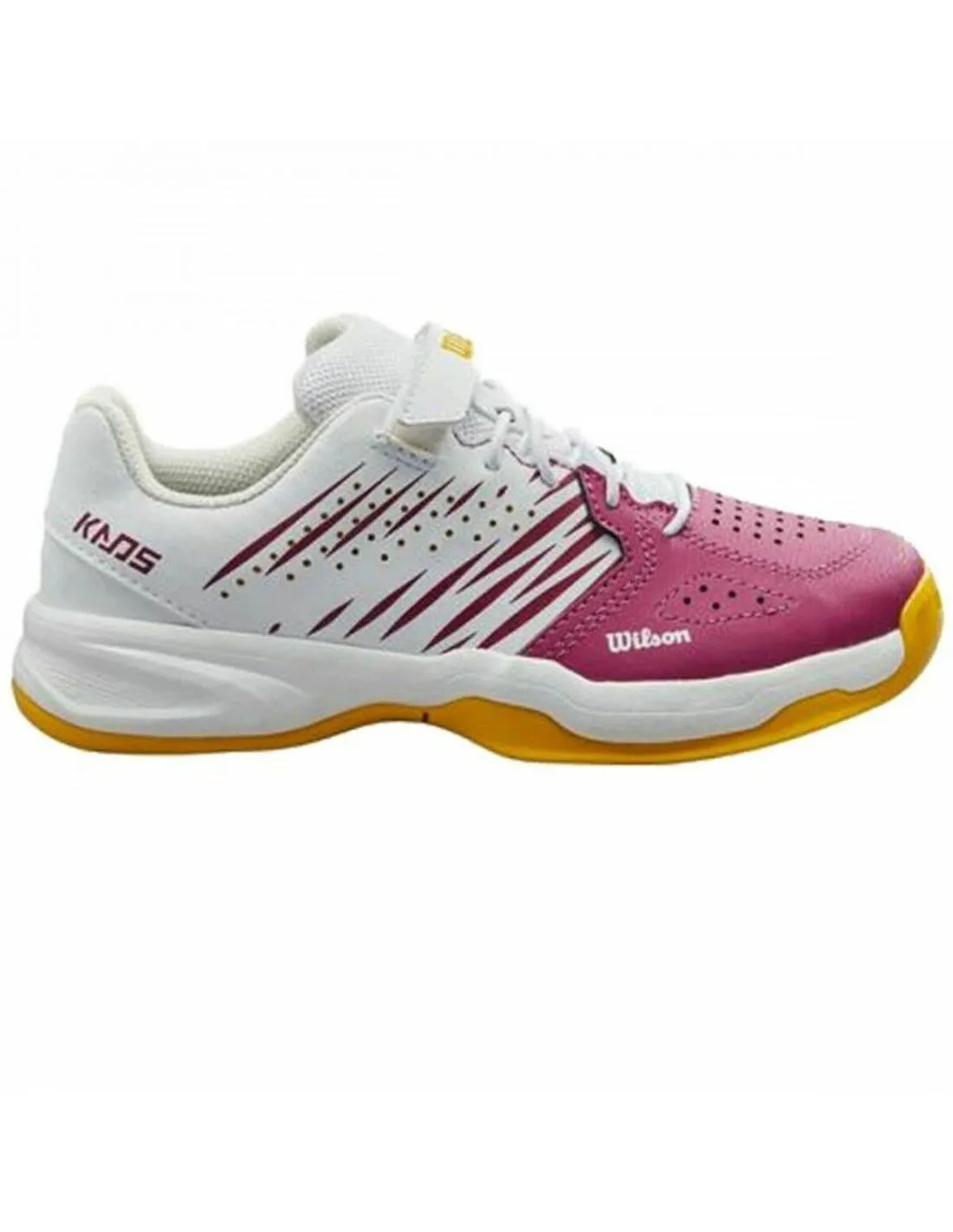 Scarpe da Tennis da Bambino Wilson Kaos 2.0 QL 38111 Rosa Bianco Taglia Calzatura 39