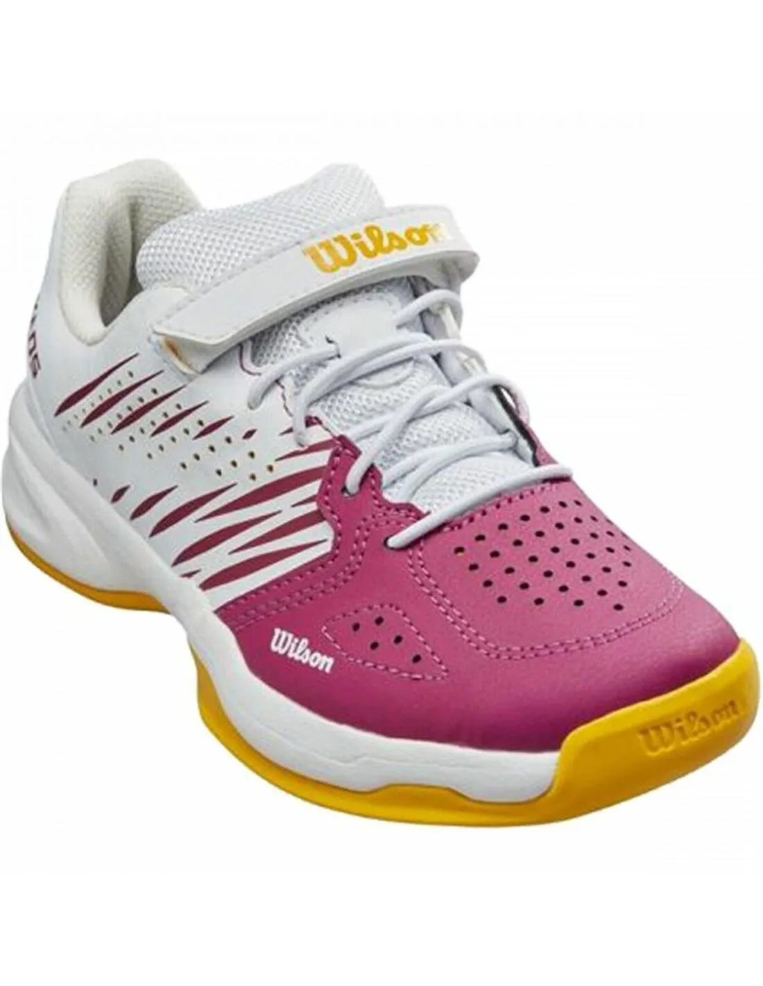 Scarpe da Tennis da Bambino Wilson Kaos 2.0 QL 38111 Rosa Bianco Taglia Calzatura 39
