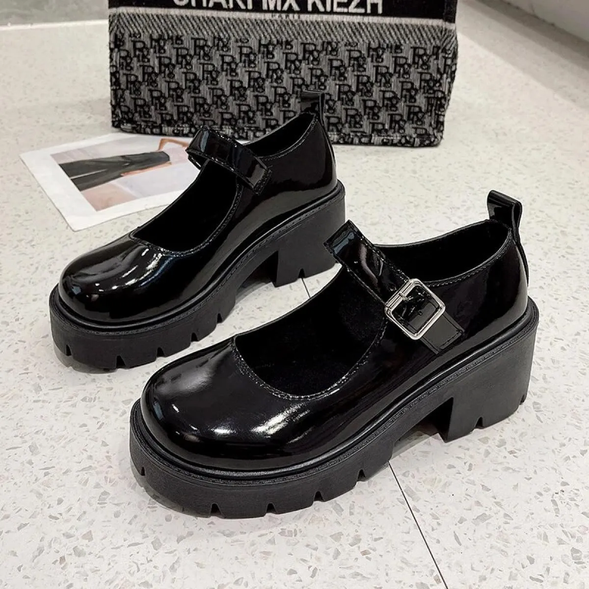 Scarpe Scarpe con plateau Scarpe con tacco Scarpe da donna stile vintage per donna Scarpe da donna per studenti universitari