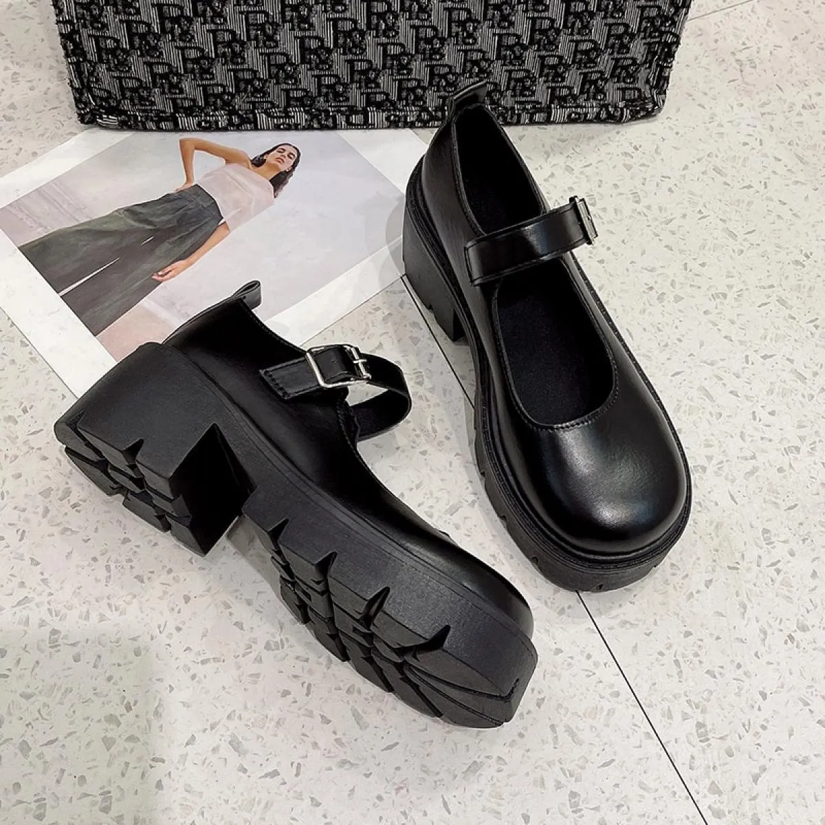Scarpe Scarpe con plateau Scarpe con tacco Scarpe da donna stile vintage per donna Scarpe da donna per studenti universitari