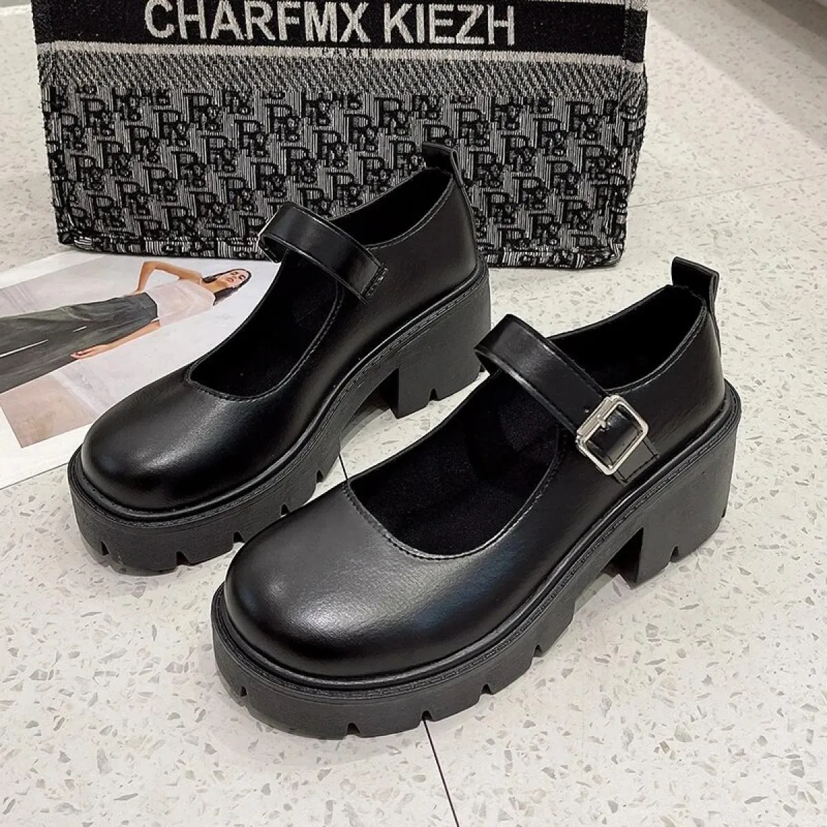 Scarpe Scarpe con plateau Scarpe con tacco Scarpe da donna stile vintage per donna Scarpe da donna per studenti universitari