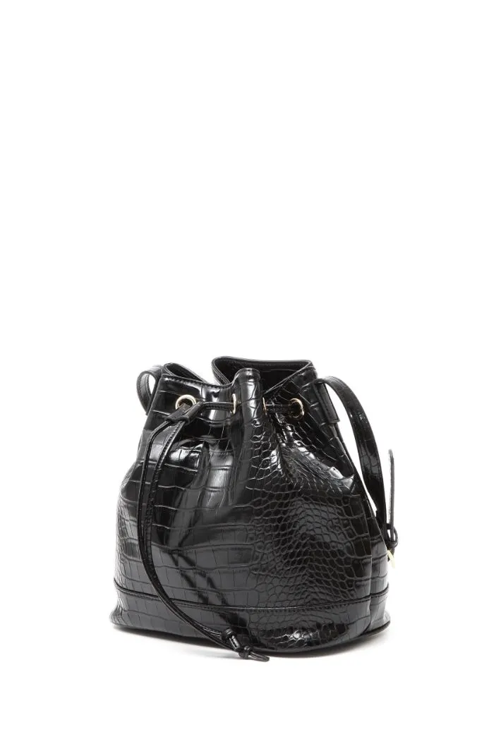 Secchiello in similpelle cocco