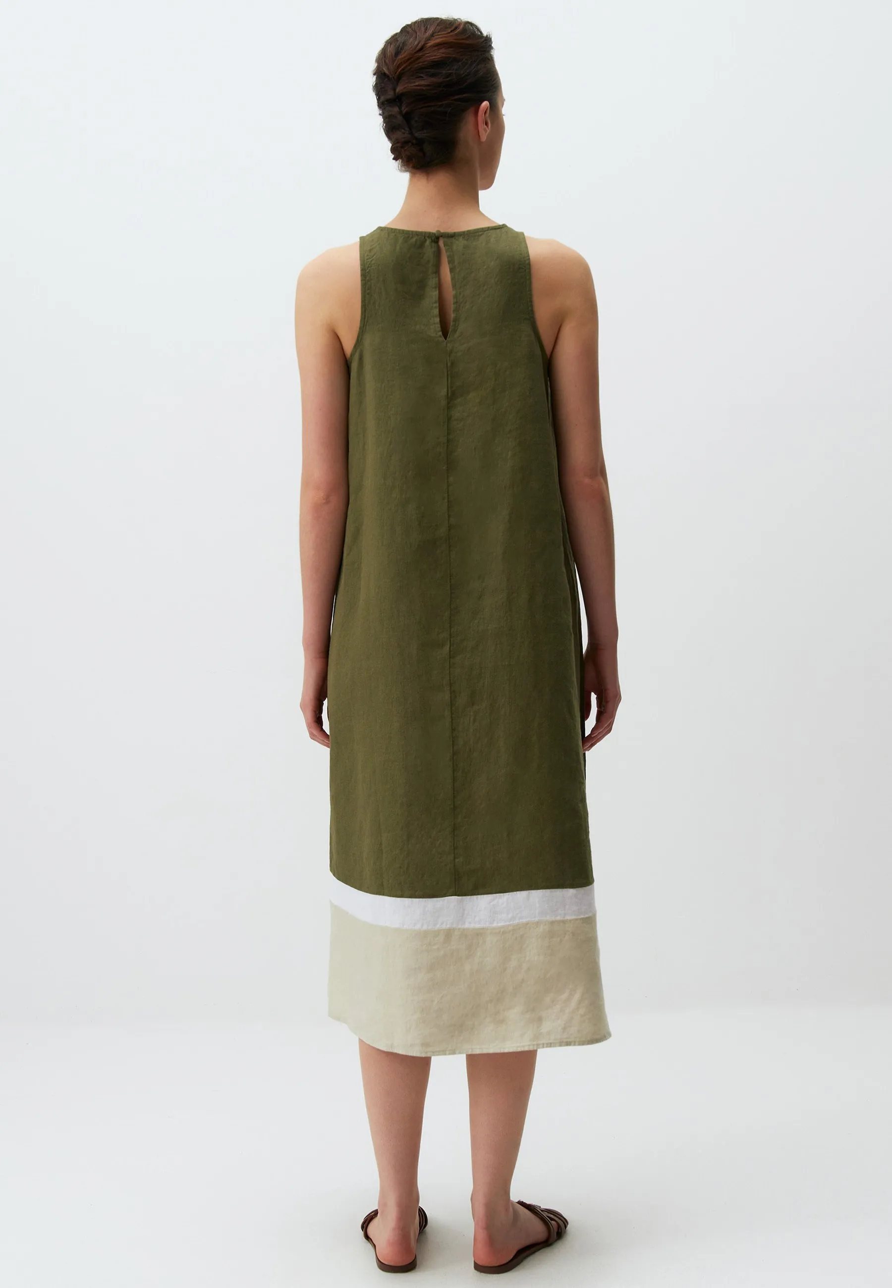 SLEEVELESS CREW NECK MIDI - Vestito estivo