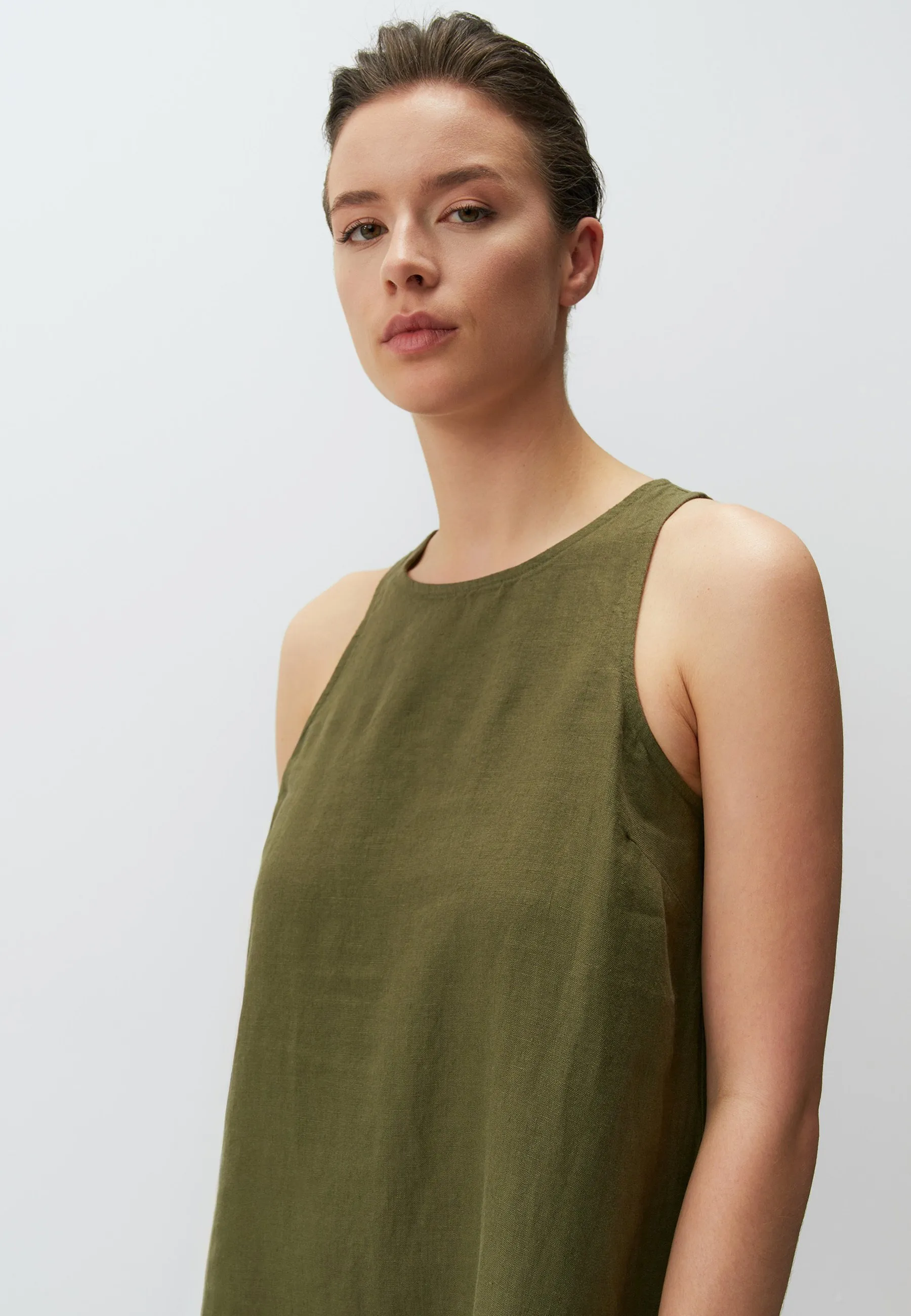 SLEEVELESS CREW NECK MIDI - Vestito estivo