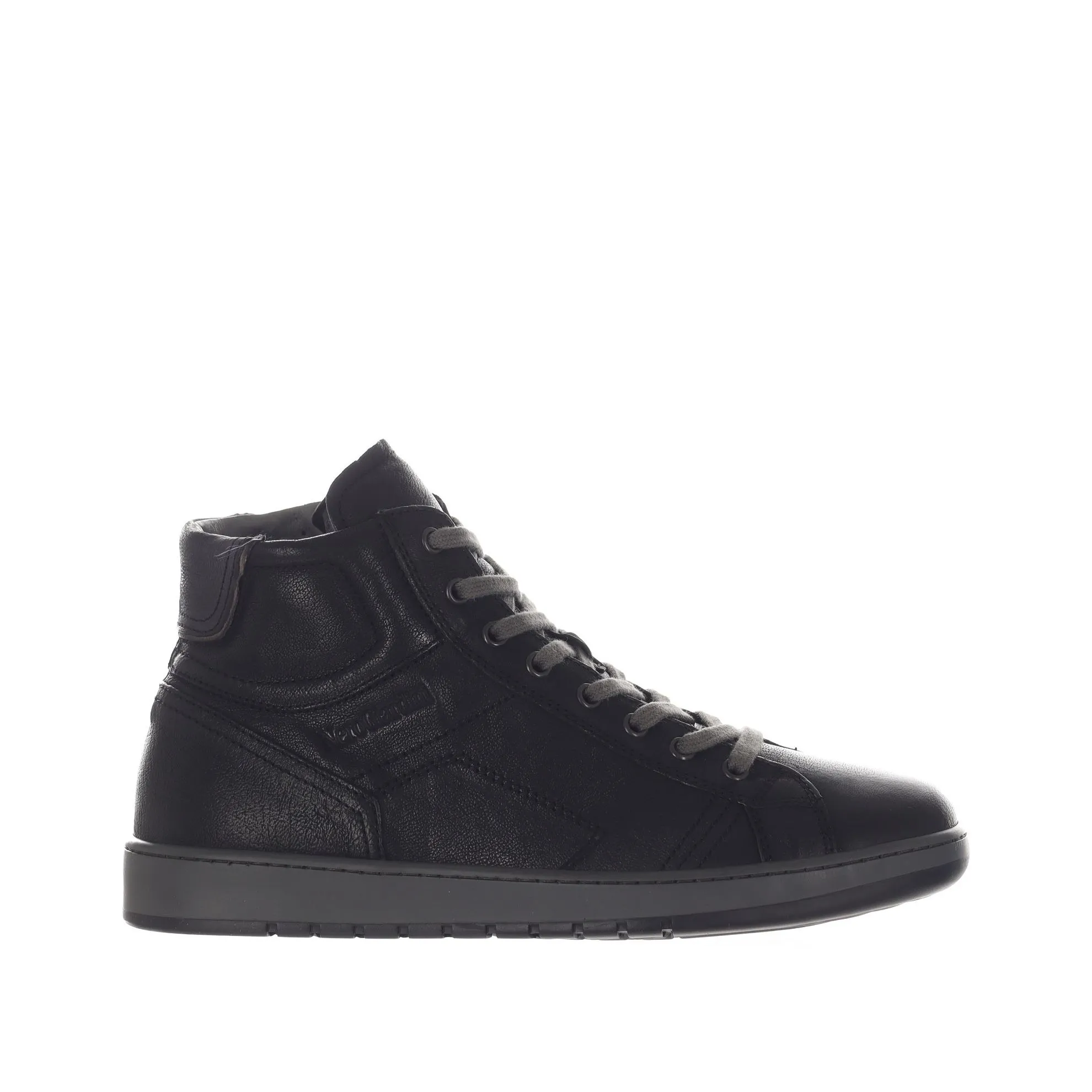 Sneaker high-top in pelle