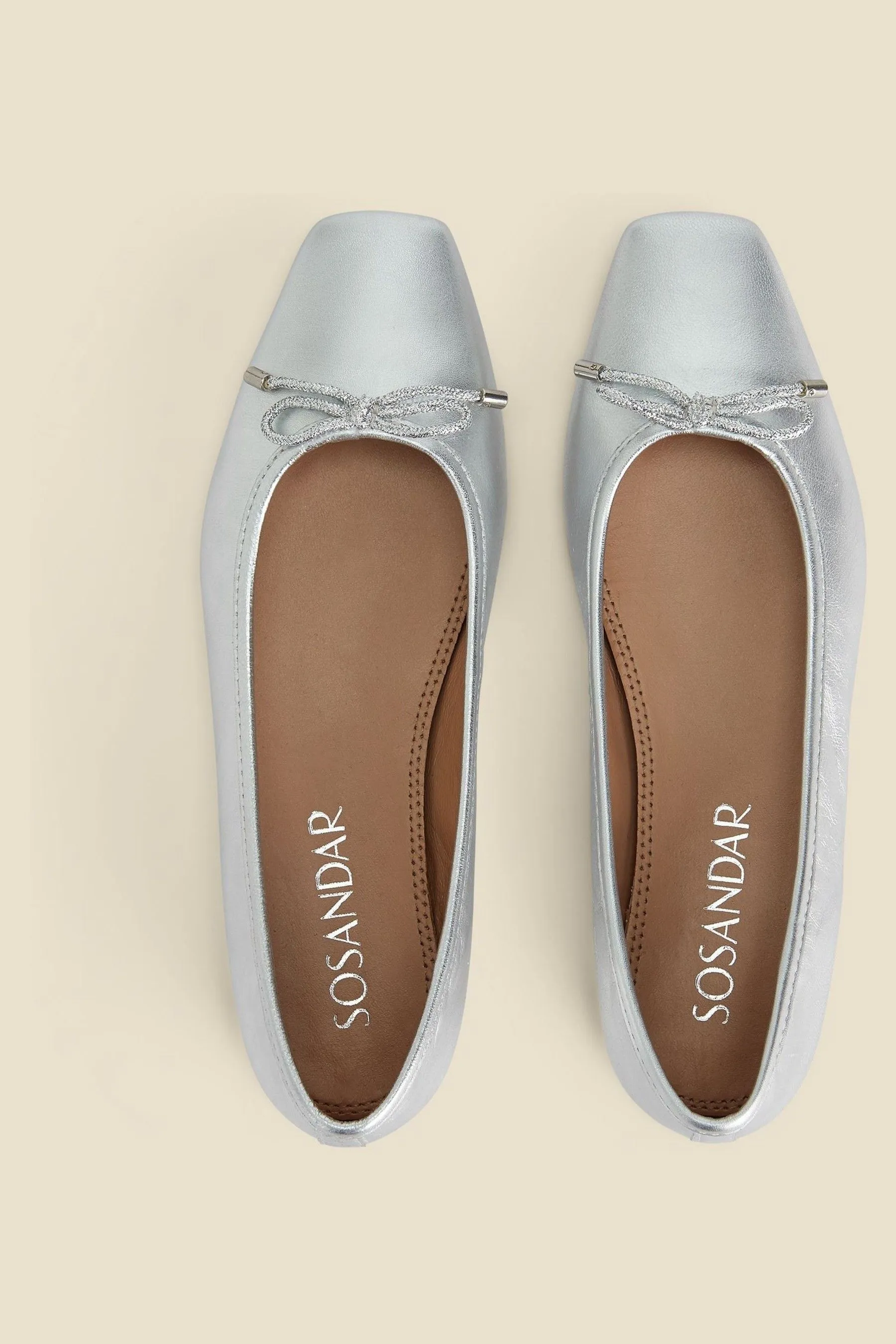Sosandar - Sneakers a ballerina con punta squadrata