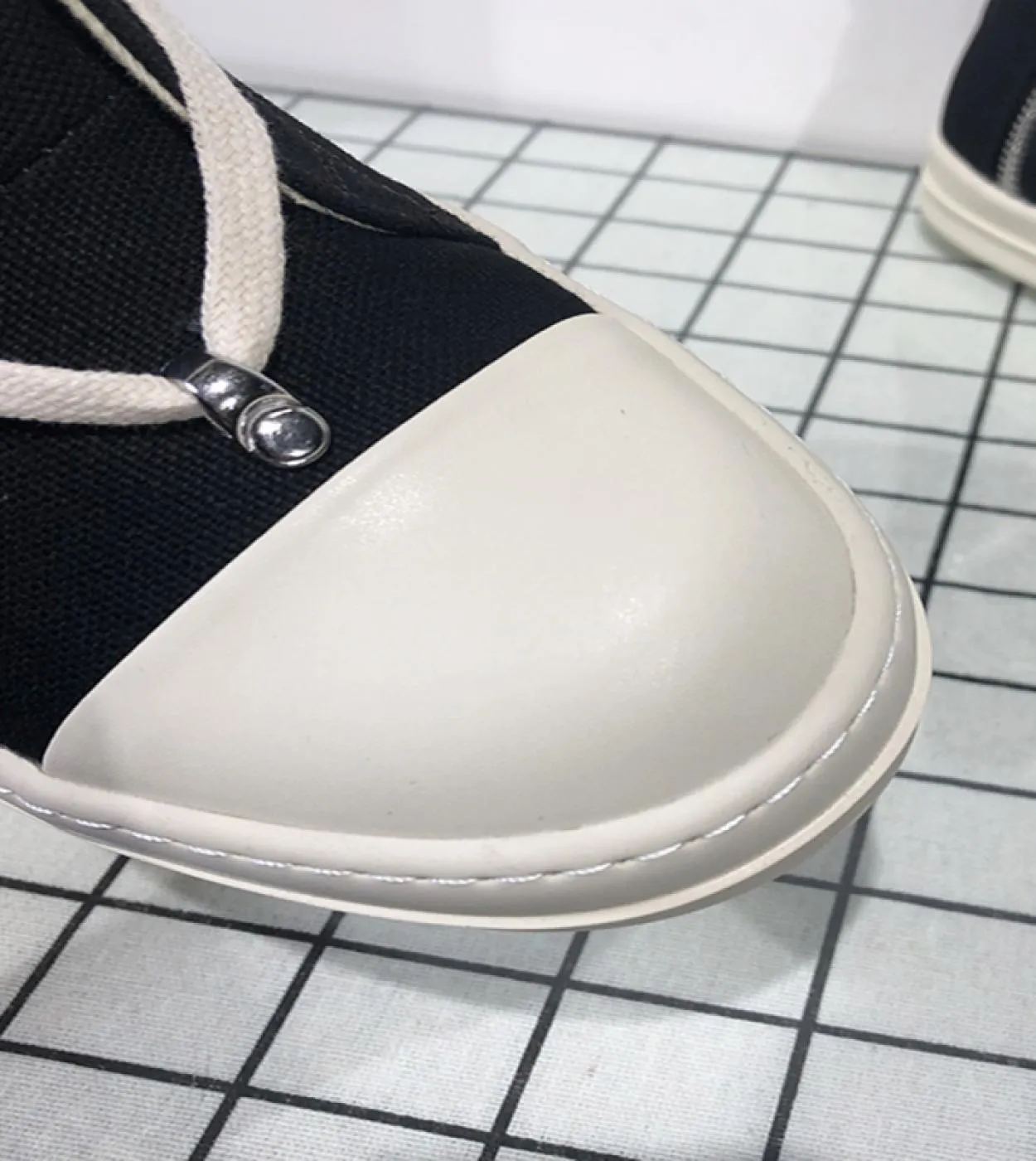 Stivaletti da uomo di grandi dimensioni in tela con cerniera Stivaletti da uomo alla moda Nuove scarpe da ginnastica casual da u