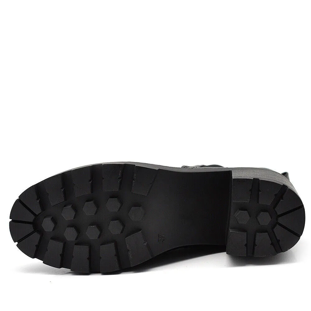 Stivaletti Tronchetti Da Donna Tacco Medio Elastico Cavilgia Platform 6651