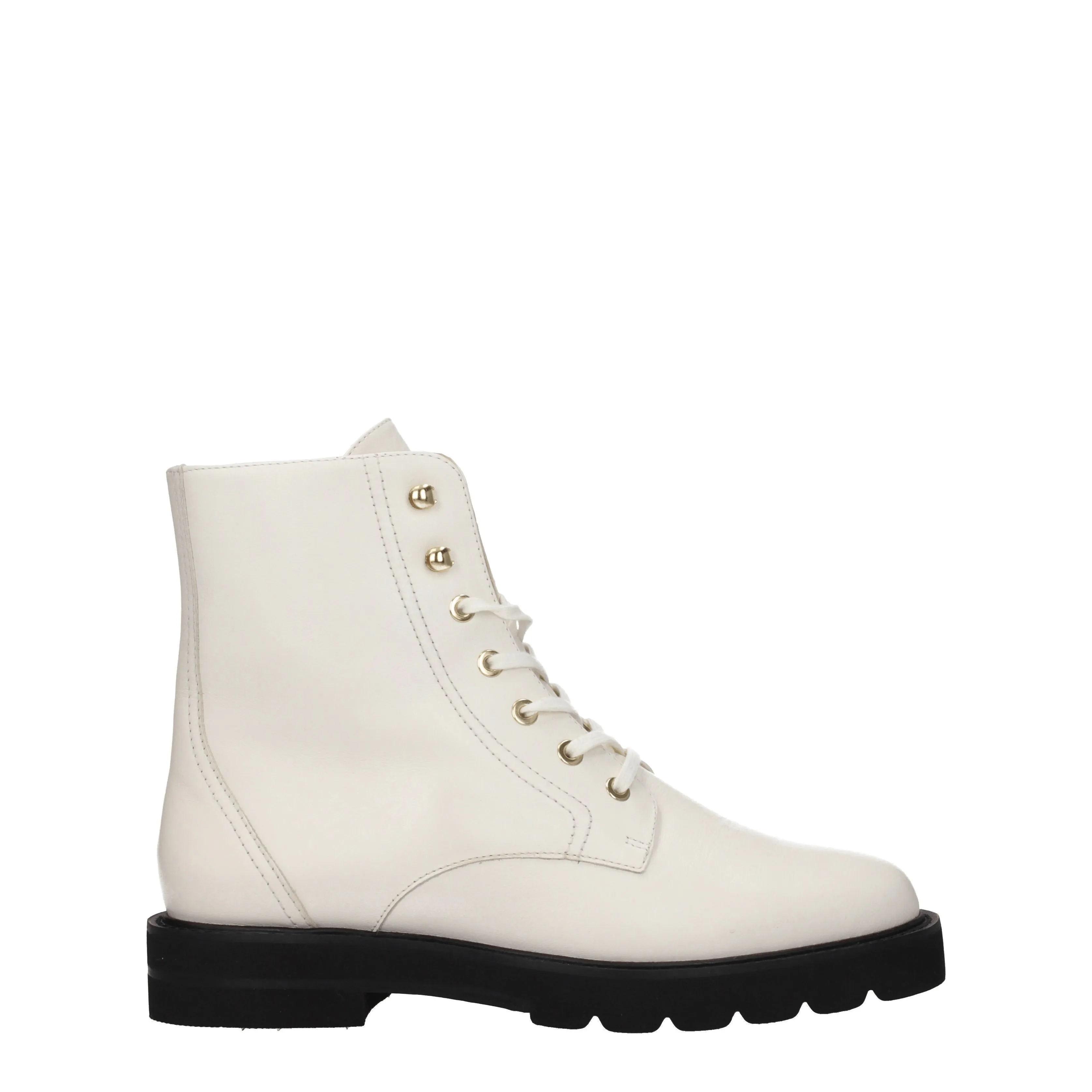 Stuart Weitzman Stivaletti Mila lift Donna Pelle Bianco/Crema