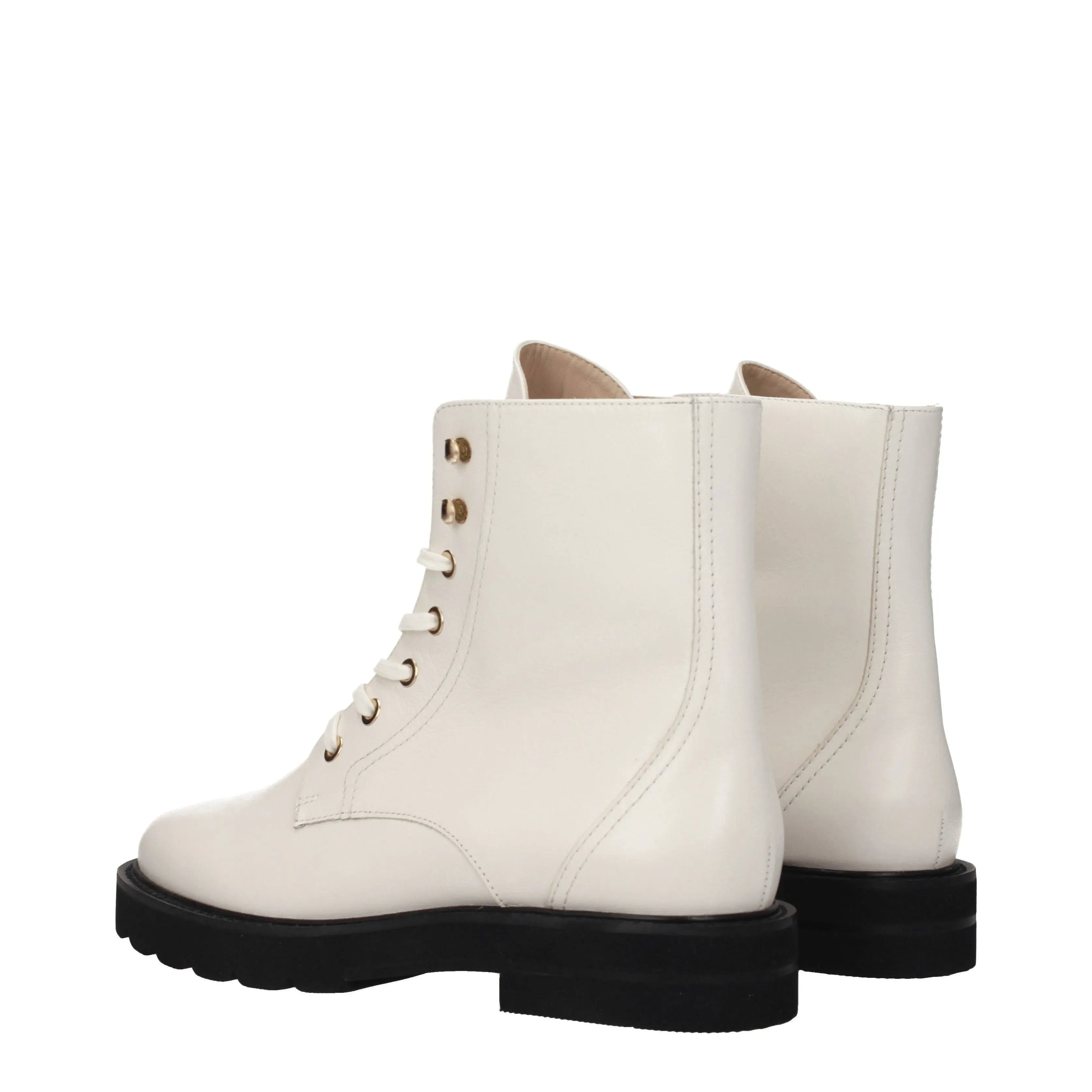 Stuart Weitzman Stivaletti Mila lift Donna Pelle Bianco/Crema