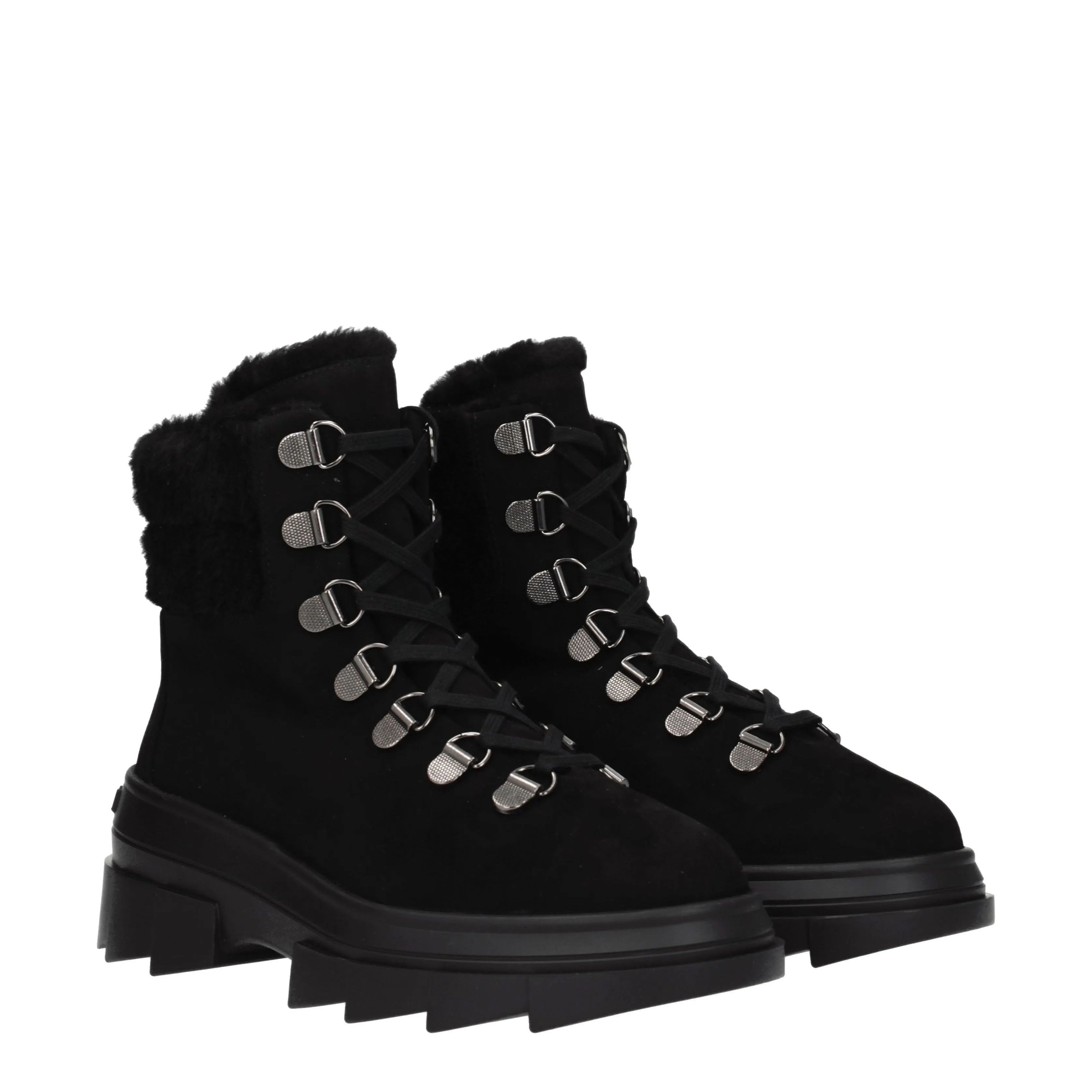 Stuart Weitzman Stivaletti Noho Donna Camoscio Nero