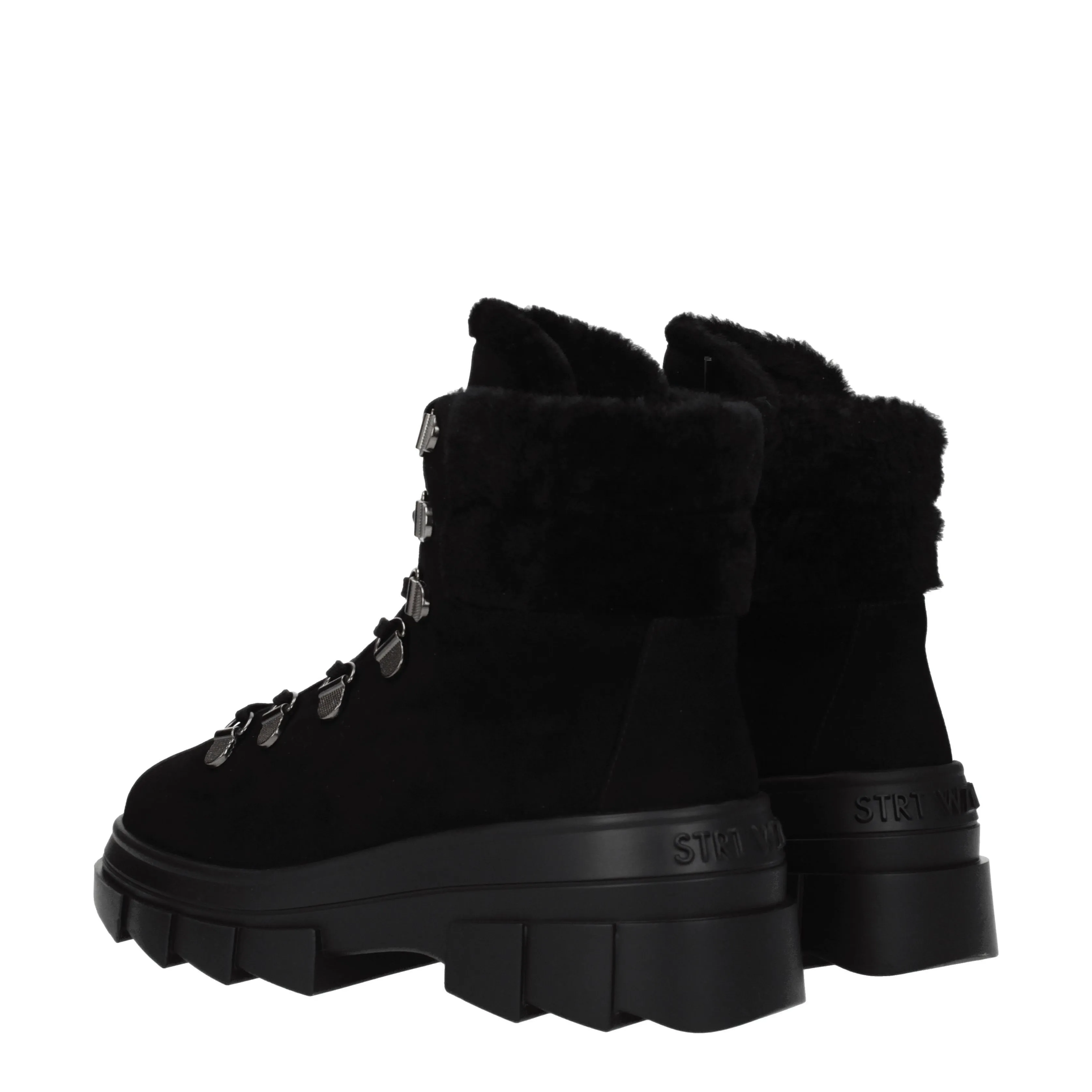 Stuart Weitzman Stivaletti Noho Donna Camoscio Nero