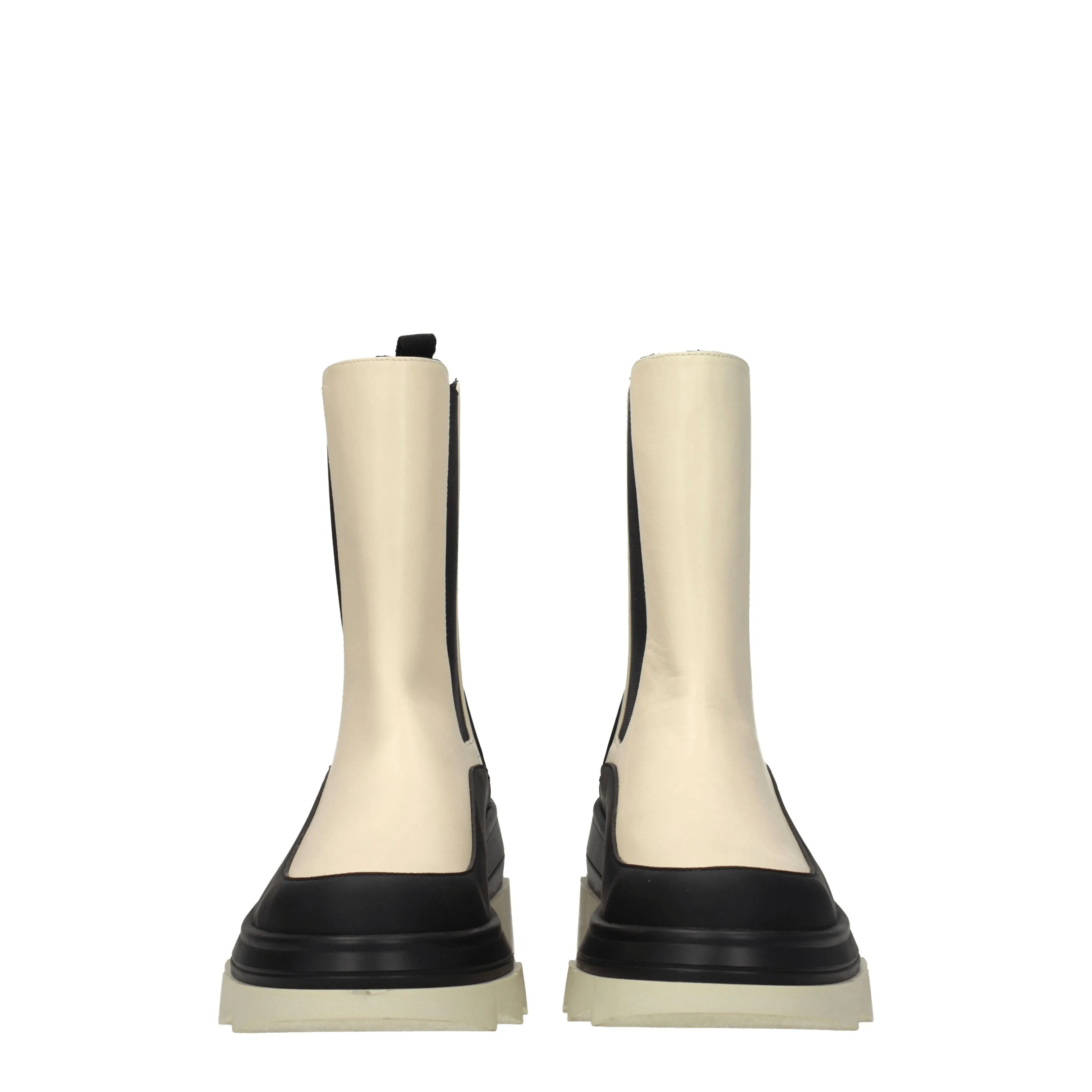 Stuart Weitzman Stivaletti Noho Donna Pelle Beige/Burro