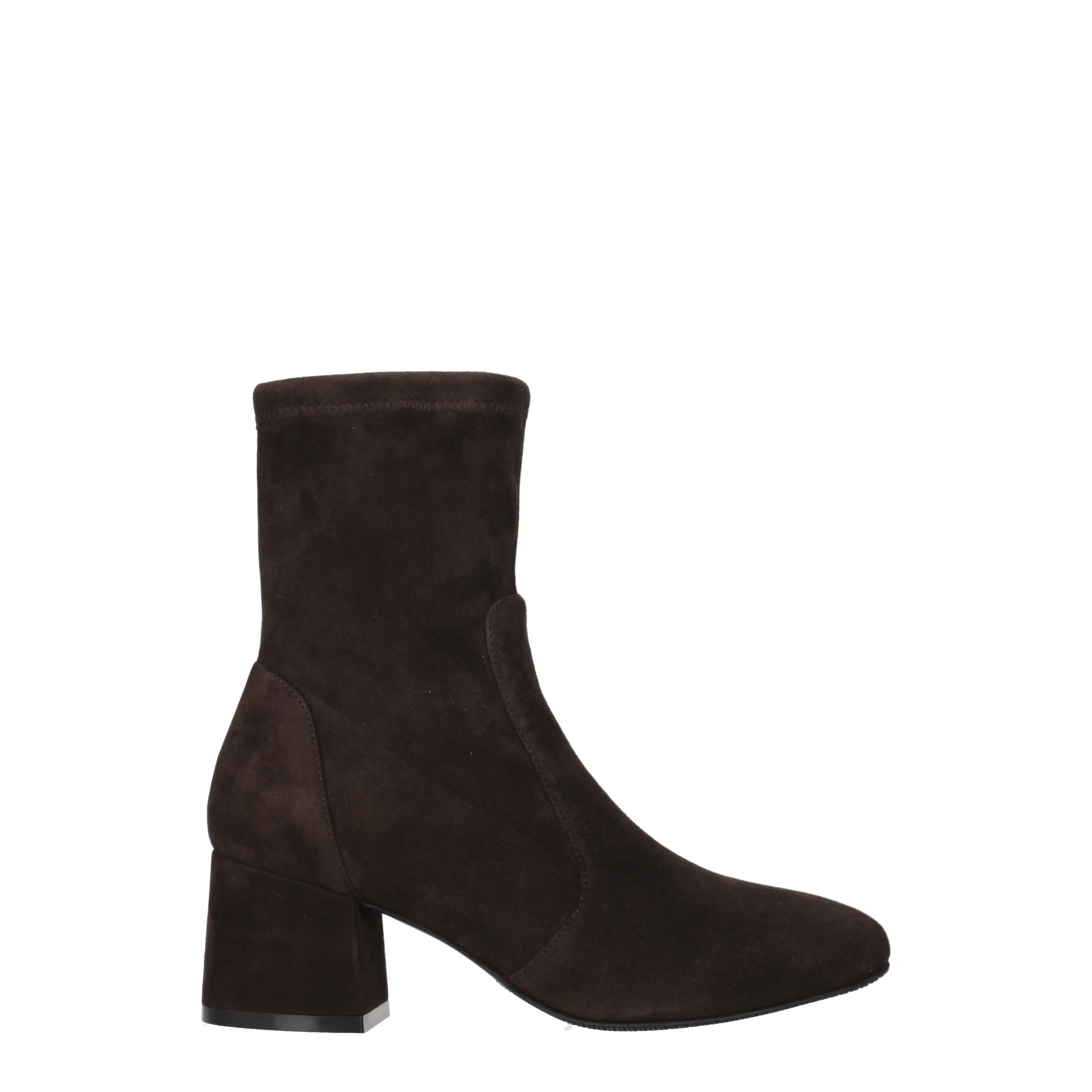 Stuart Weitzman Stivaletti Sleek Donna Camoscio Marrone/Ebano