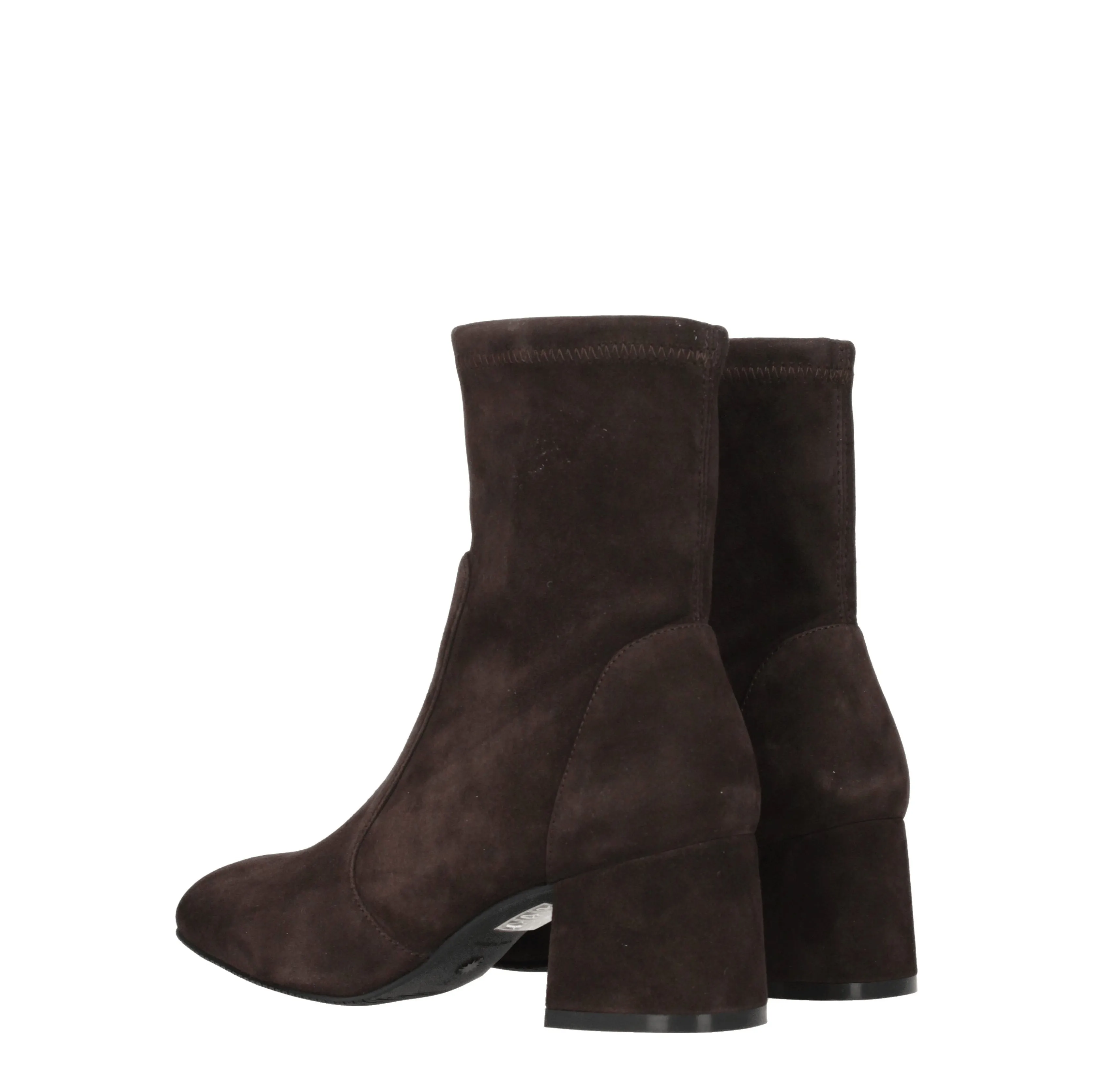 Stuart Weitzman Stivaletti Sleek Donna Camoscio Marrone/Ebano