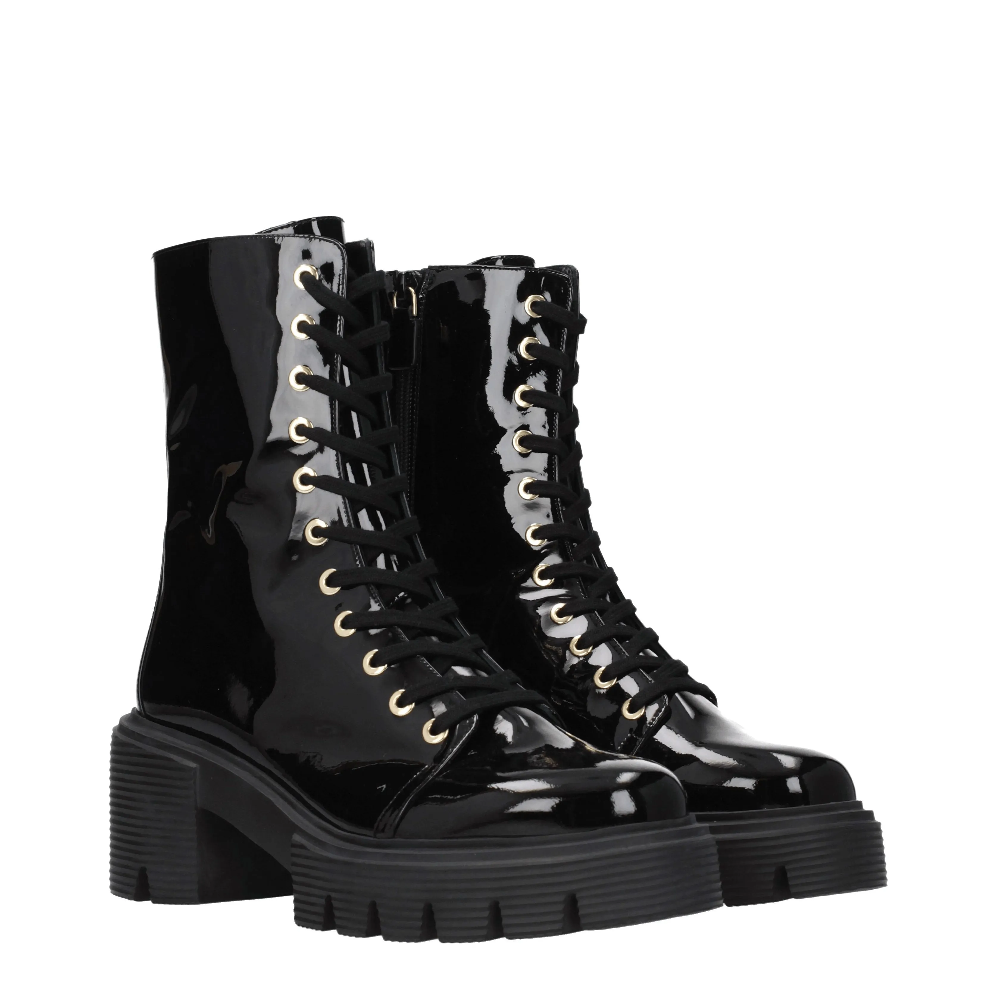 Stuart Weitzman Stivaletti Soho Donna Vernice Nero