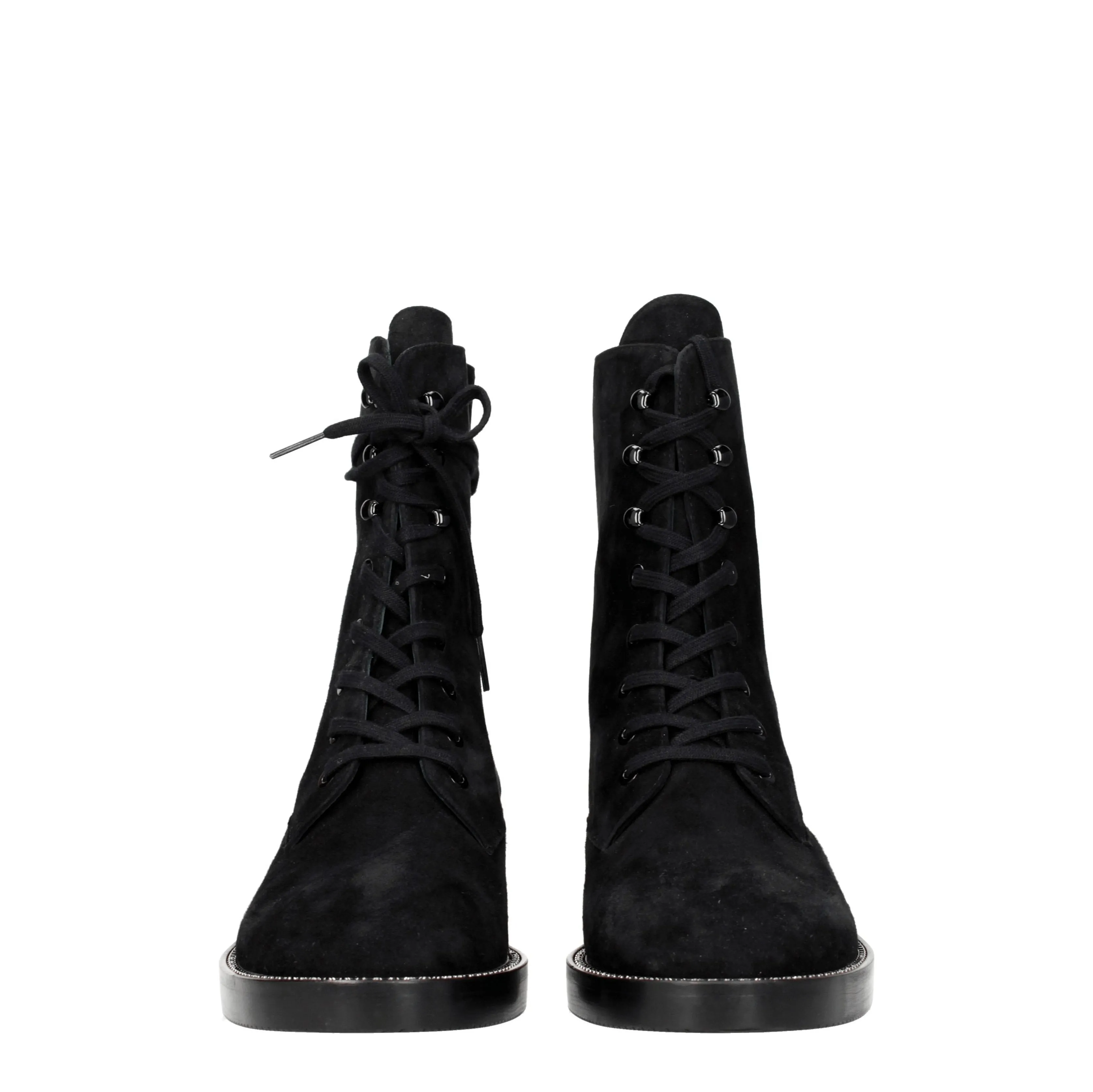 Stuart Weitzman Stivaletti Sondra shine Donna Camoscio Nero