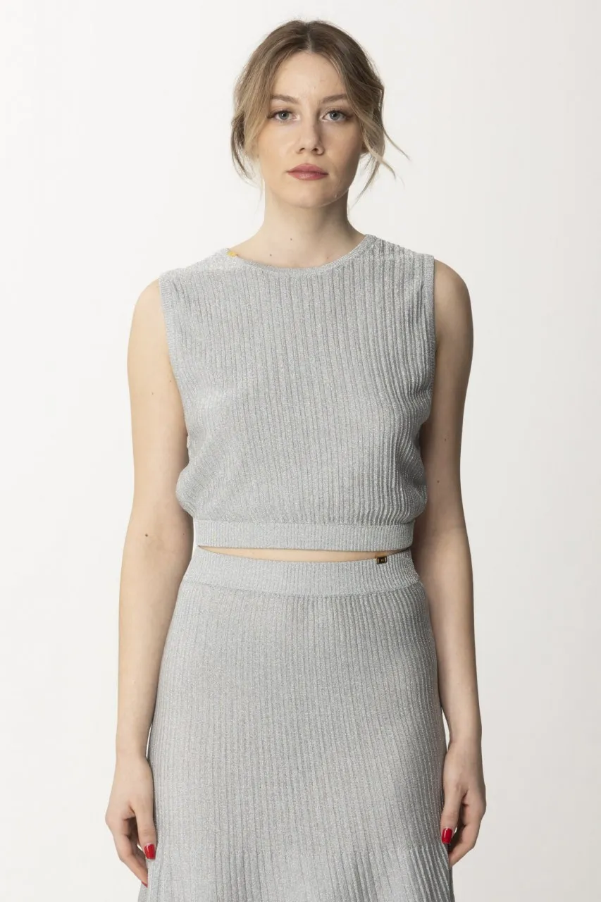 Top cropped tricot Perla