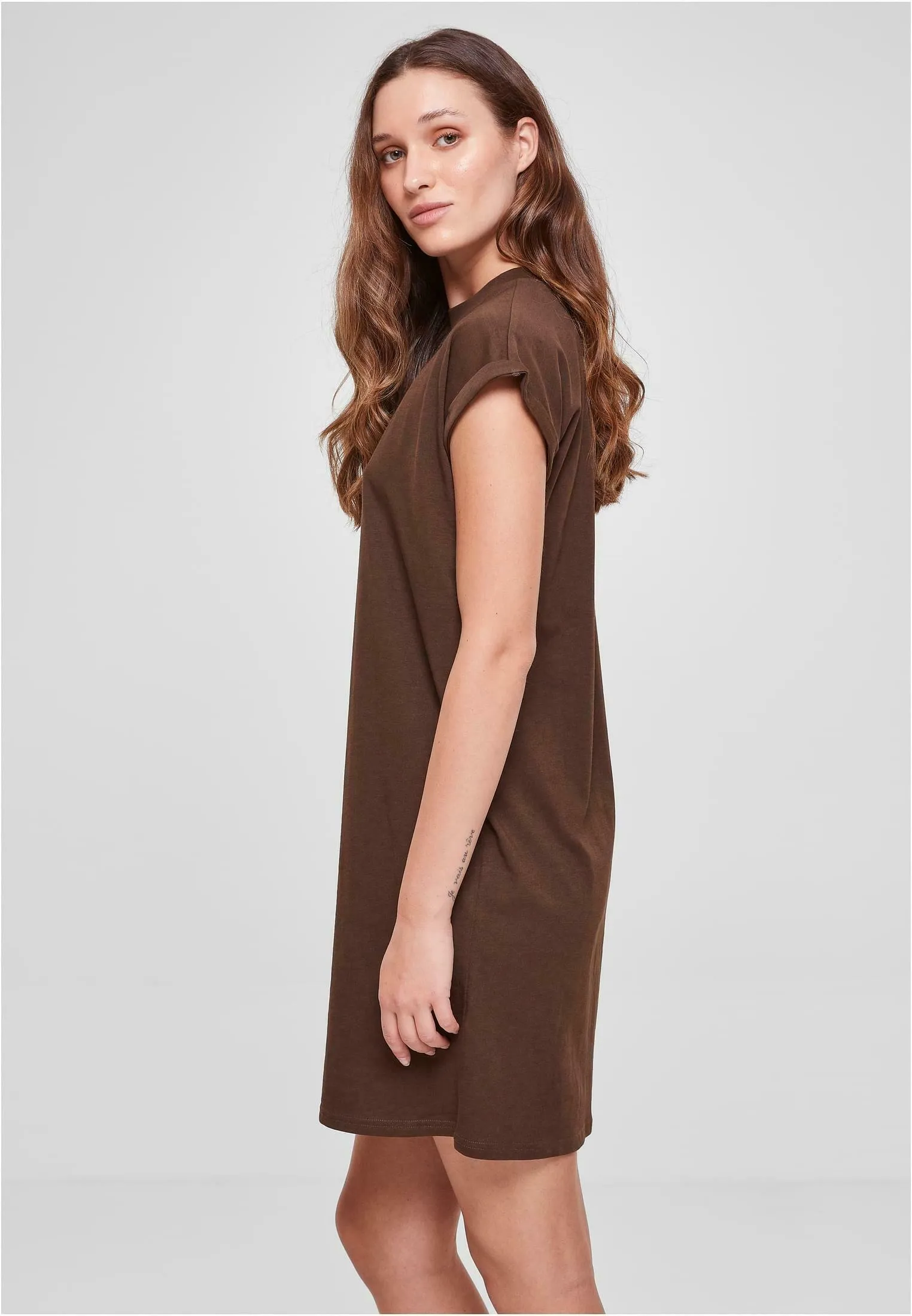 TURTLE EXTENDED SHOULDER - Vestito di maglina