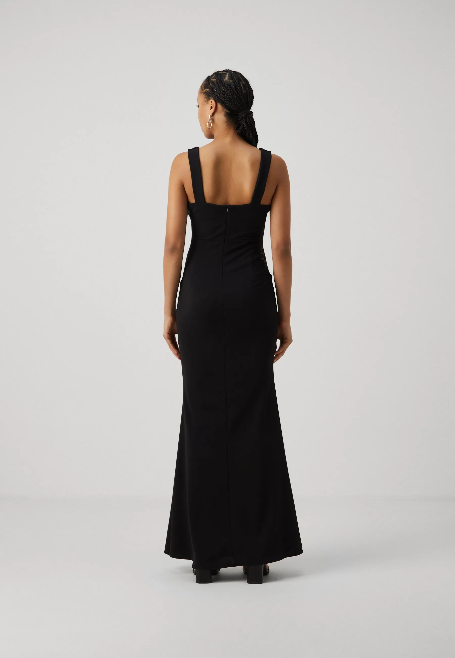 V NECK MAXI - Vestito di maglina