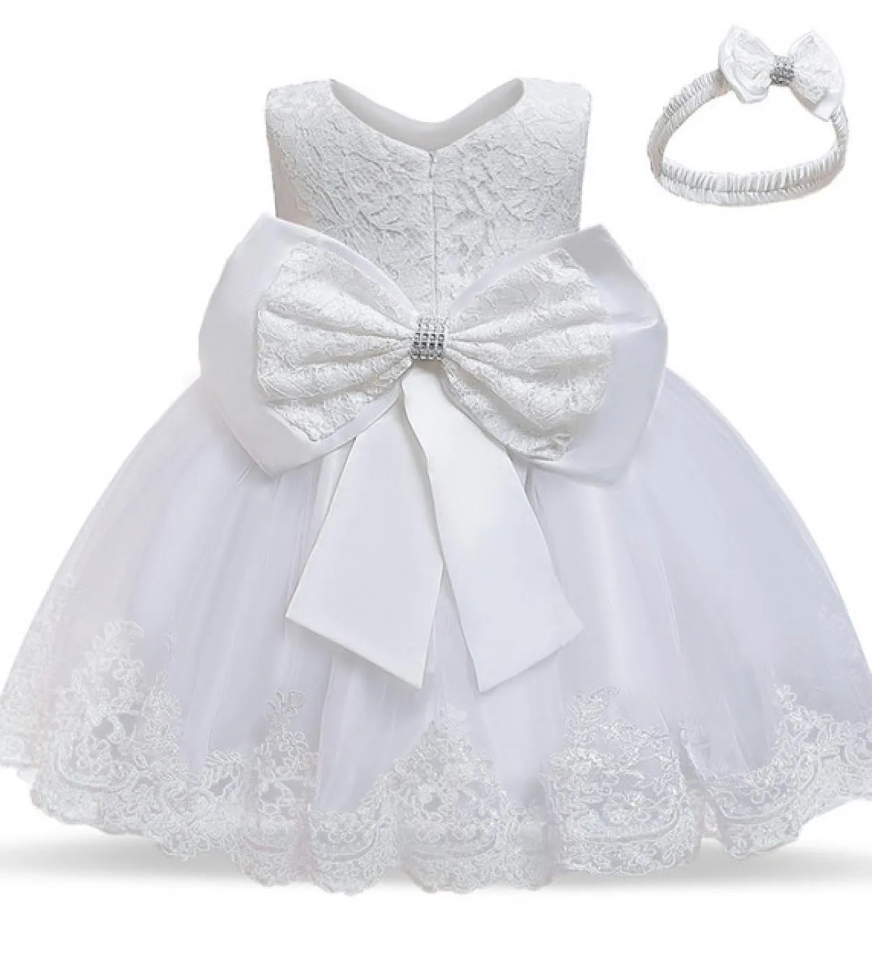 Vestito da bambina 3 pezzi Vestito da principessa elegante Vestito da festa di compleanno Abito da ballo per bambini Abiti da ba