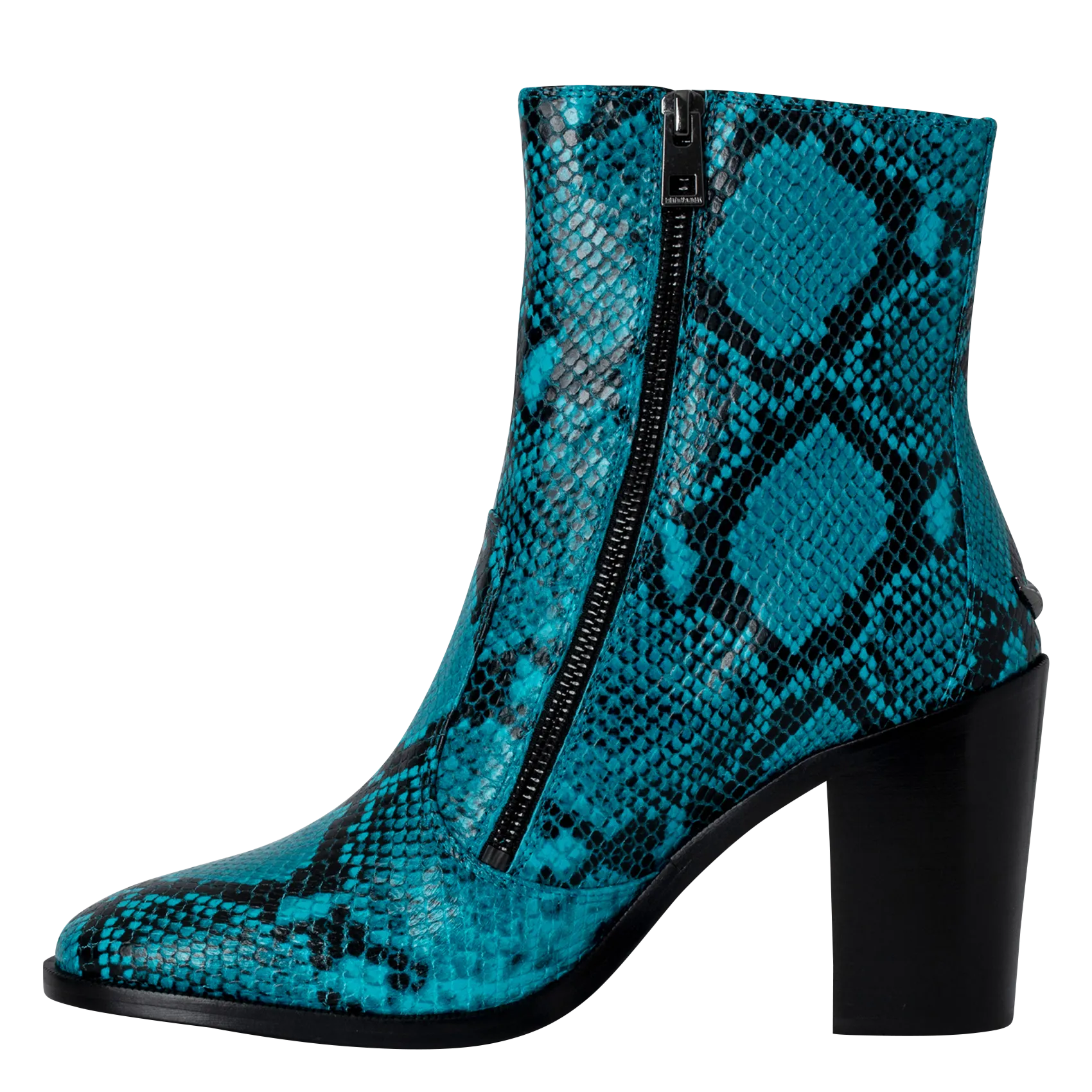  ZADIG&VOLTAIRE   PREISER - Stivaletti in pelle effetto pitone | Blu