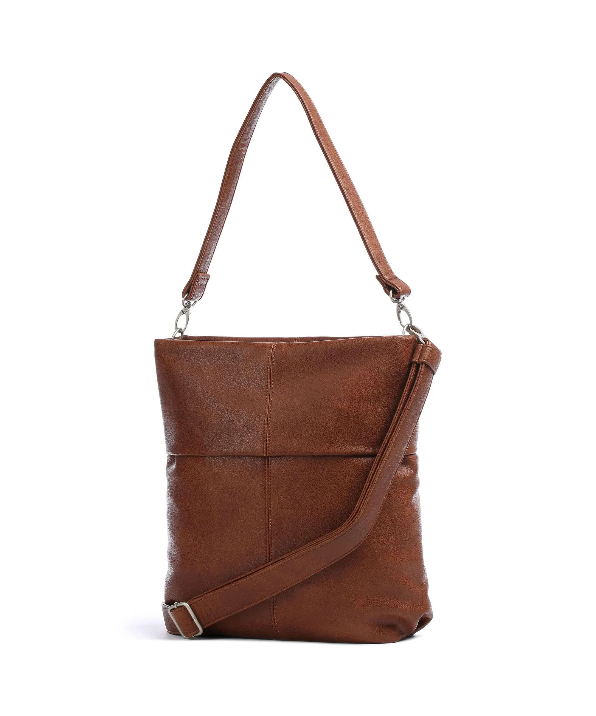  Zwei Mademoiselle.M M12 Borsa hobo pelle sintetica cognac  