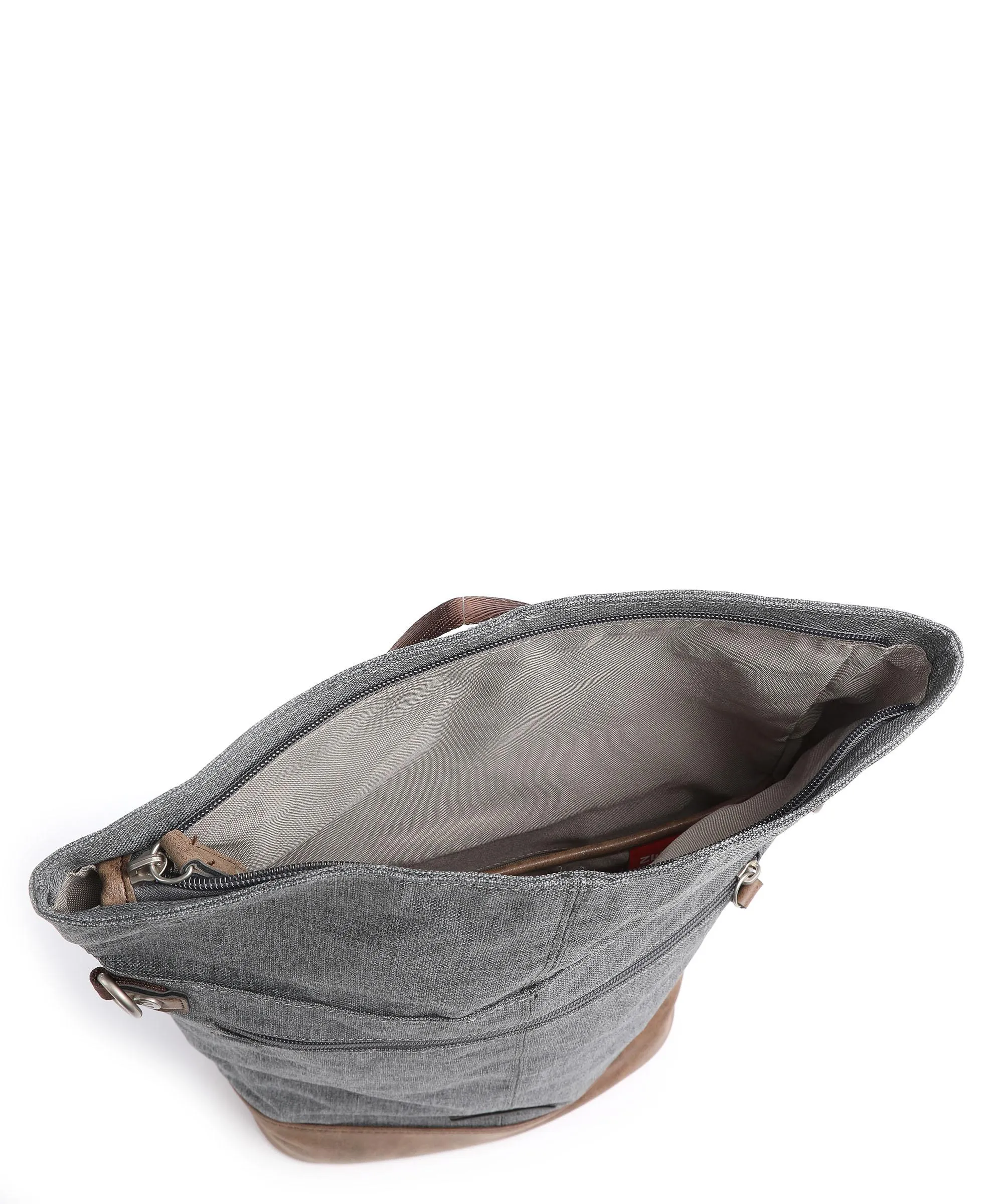  Zwei Olli Cycle OC17 Borsa per portapacchi poliestere, pelle sintetica grigio  